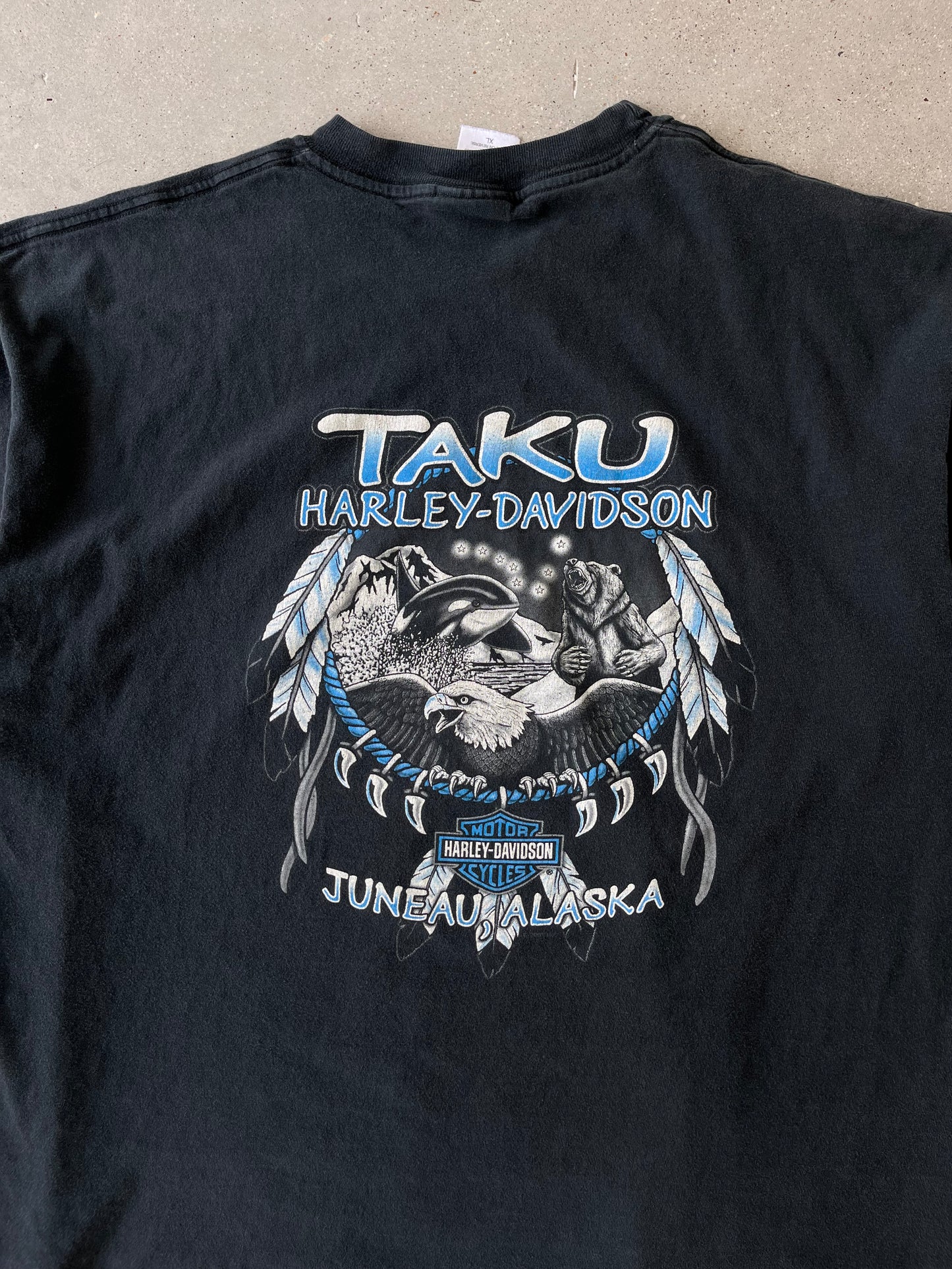 Vintage 2002 Harley Davison Taku Tee - XL