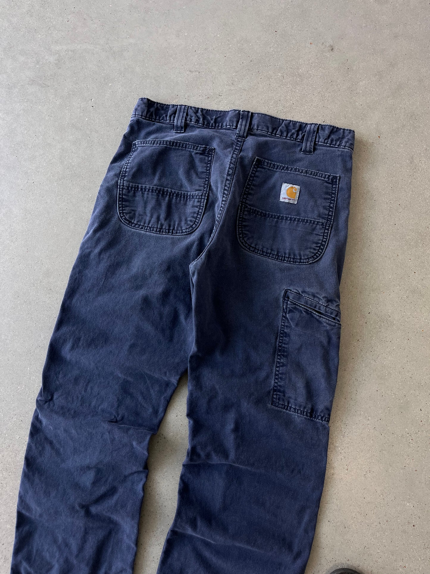 Vintage Carhartt Navy Relaxed Pants - 33x30