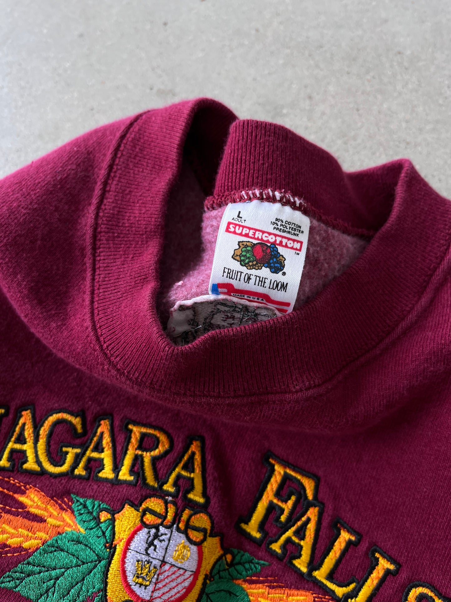 Vintage 90s Niagara Falls Sweatshirt - L