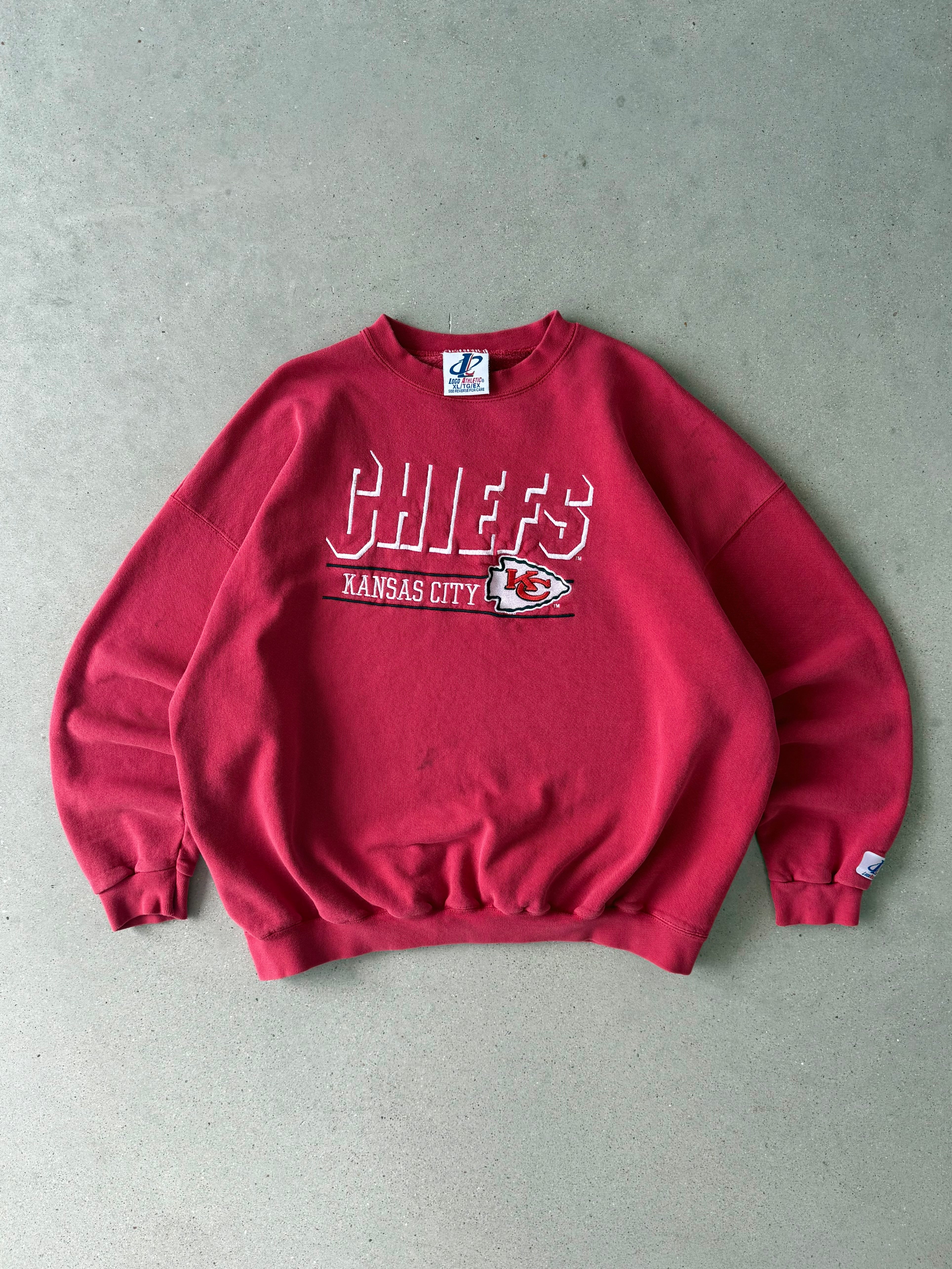 Vintage 90s Kansas City Chiefs Crewneck - XL