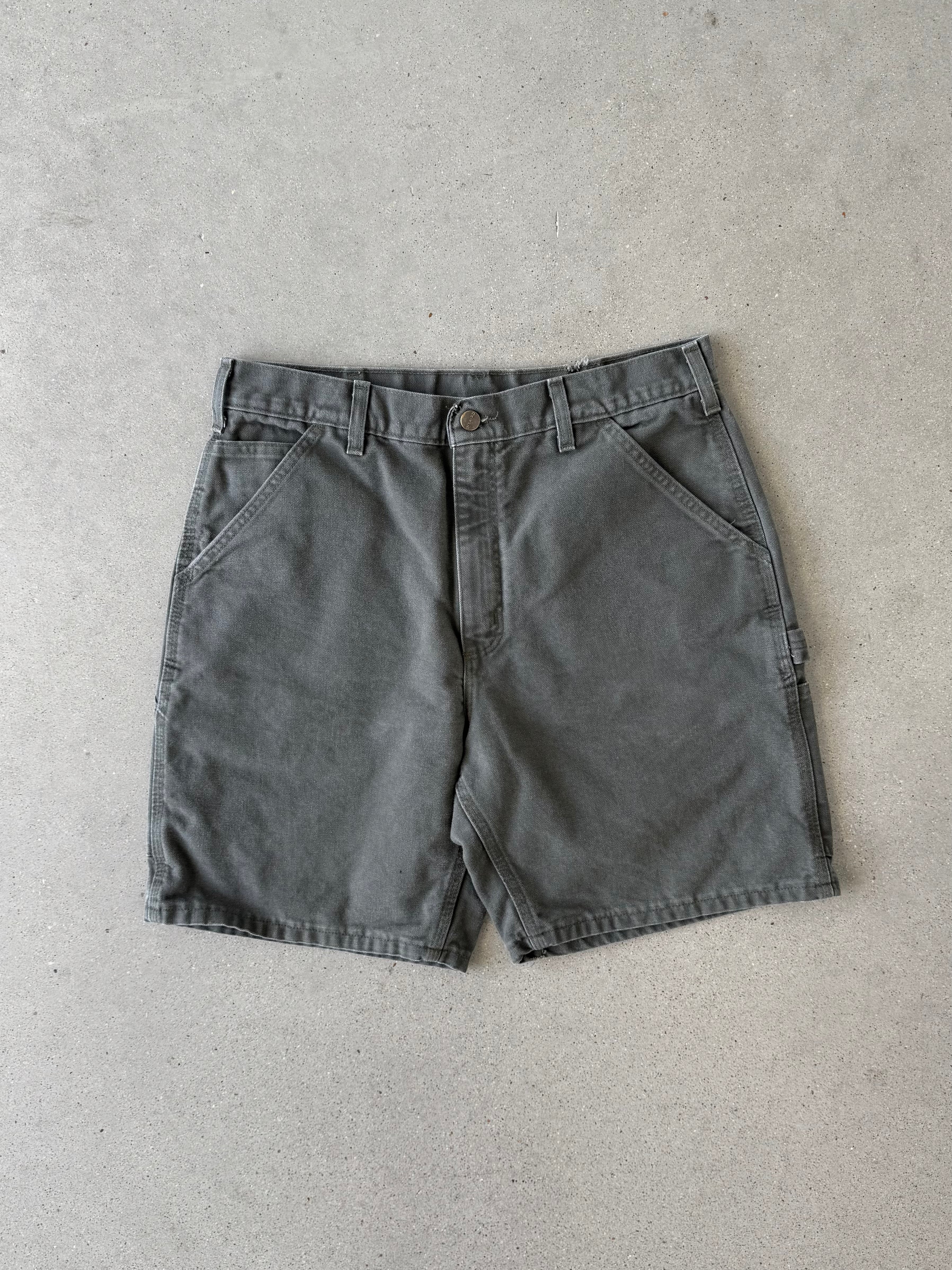 Vintage Carhartt Olive Carpenter Shorts - 34
