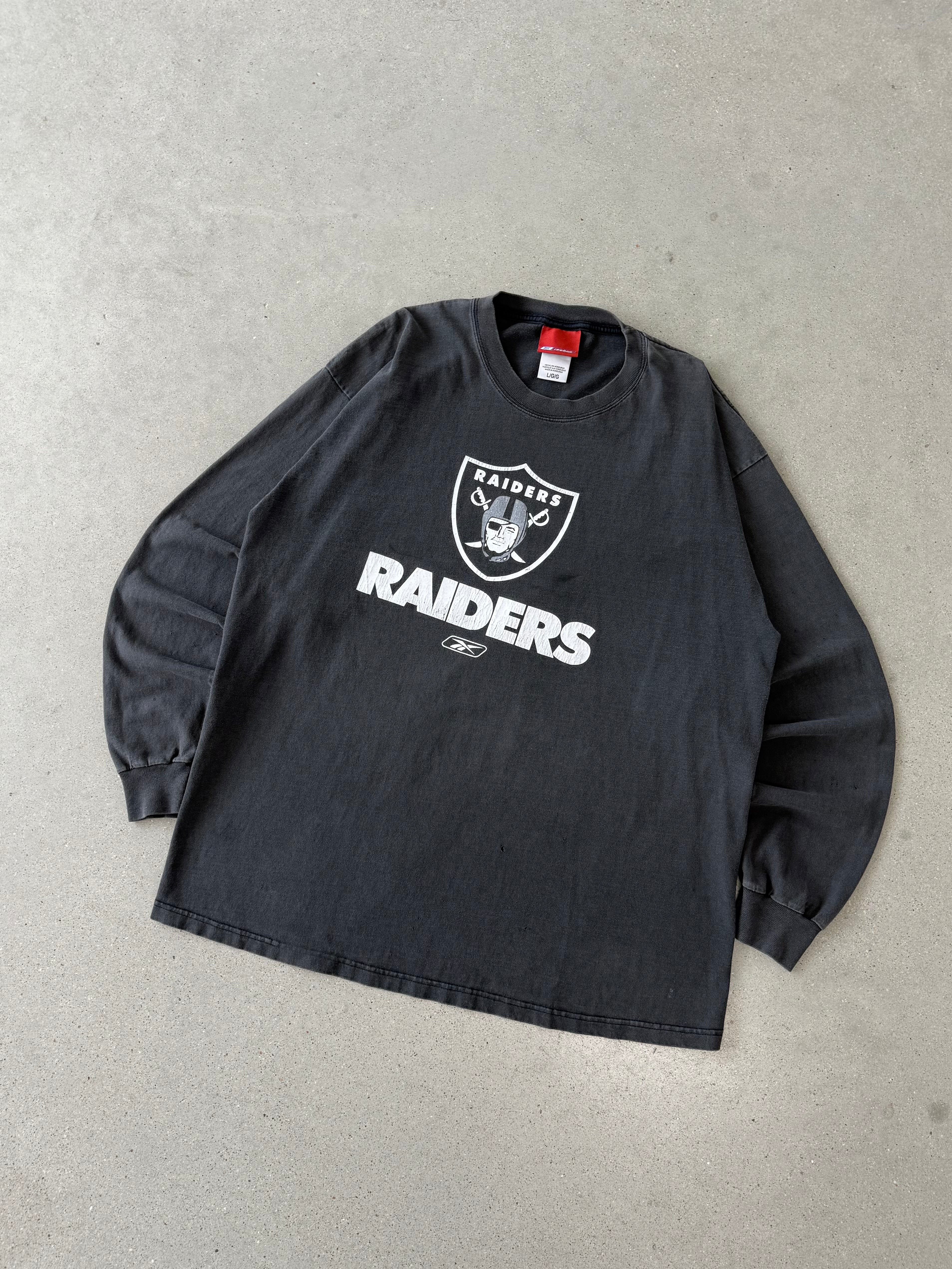 Vintage Oakland Raiders Reebok Long Sleeve - L