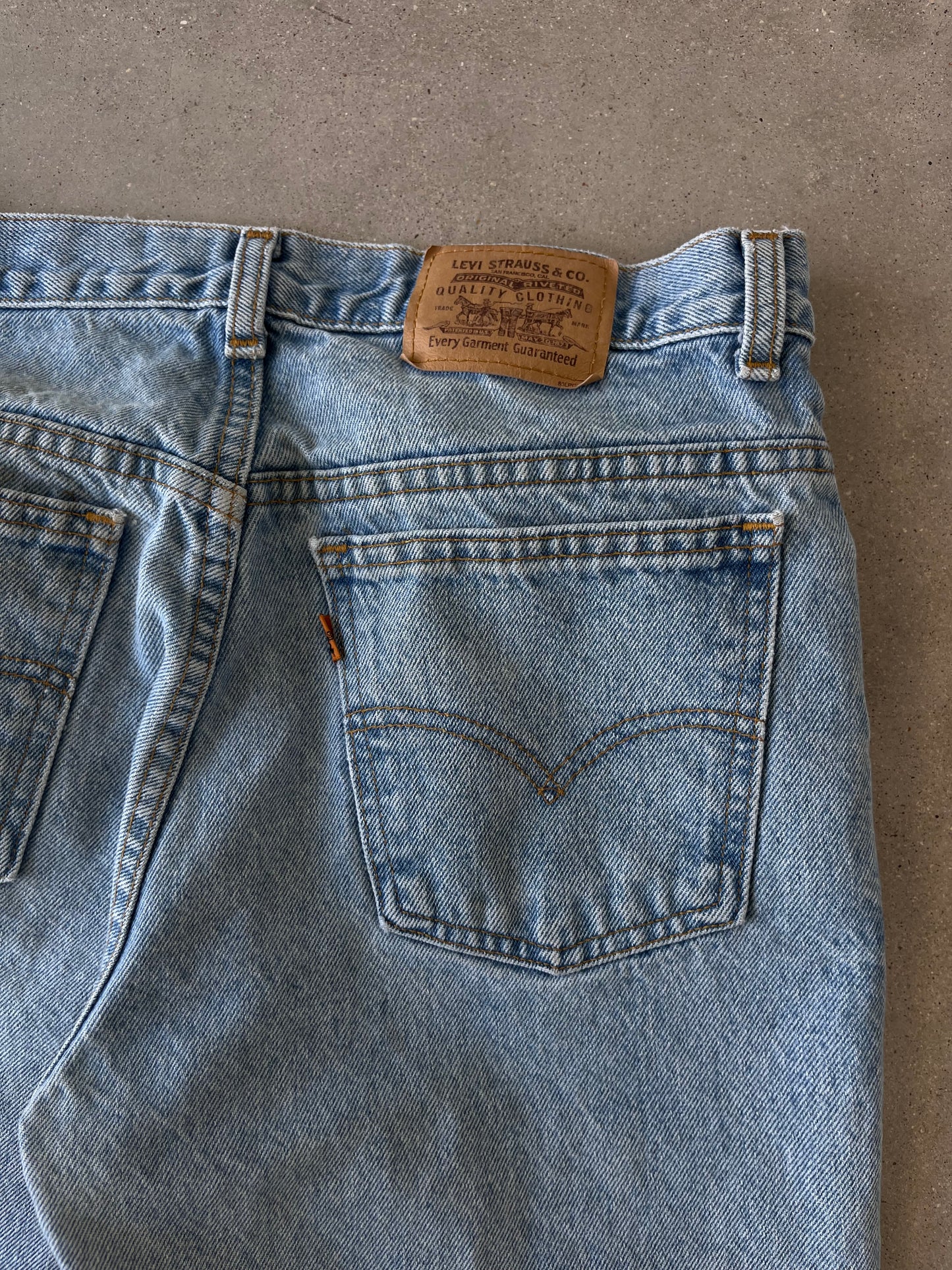 Vintage 90s Levi's Orange Tab Denim - 32x32