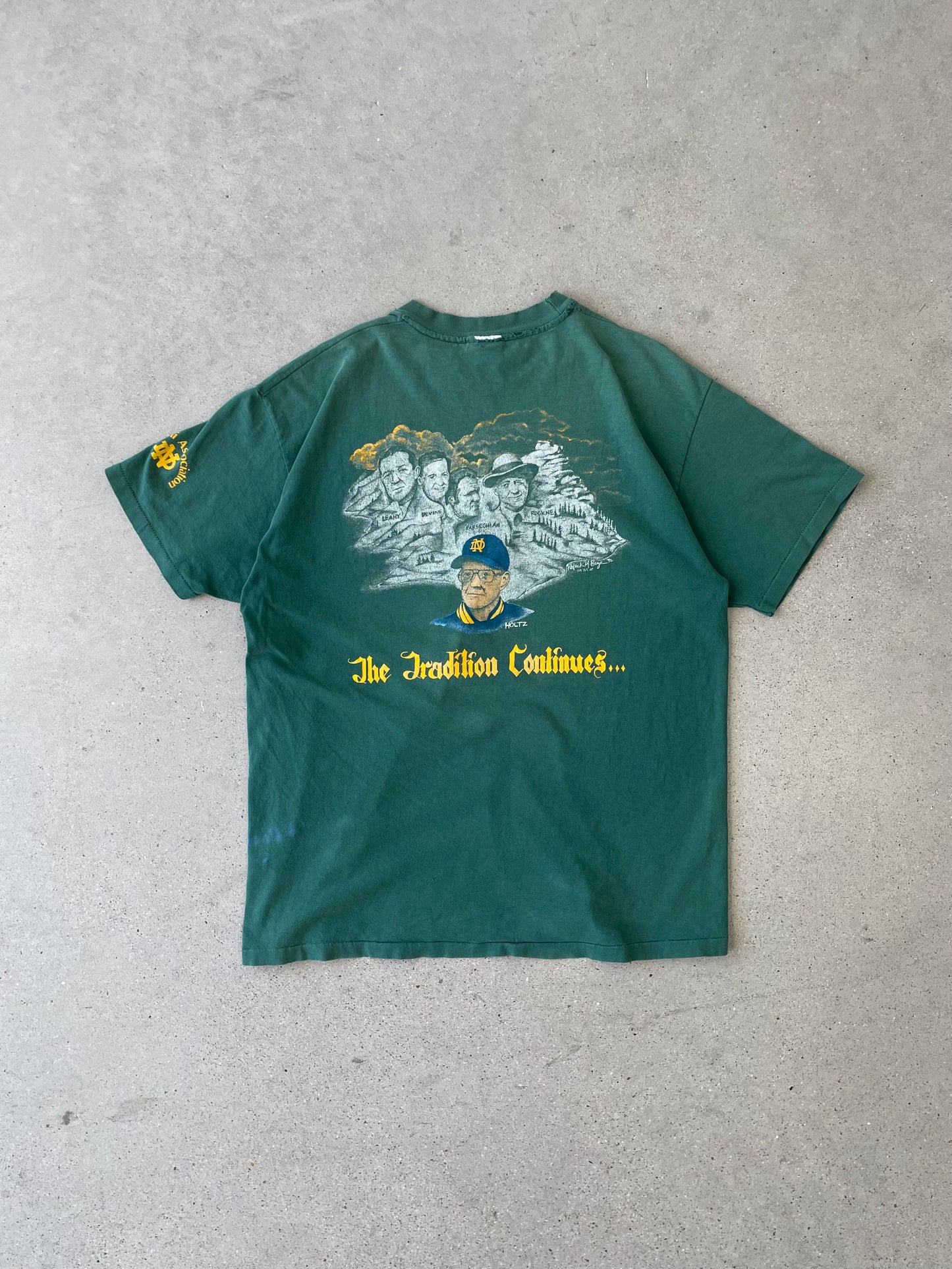 Vintage Notre Dame Football Tee - XL