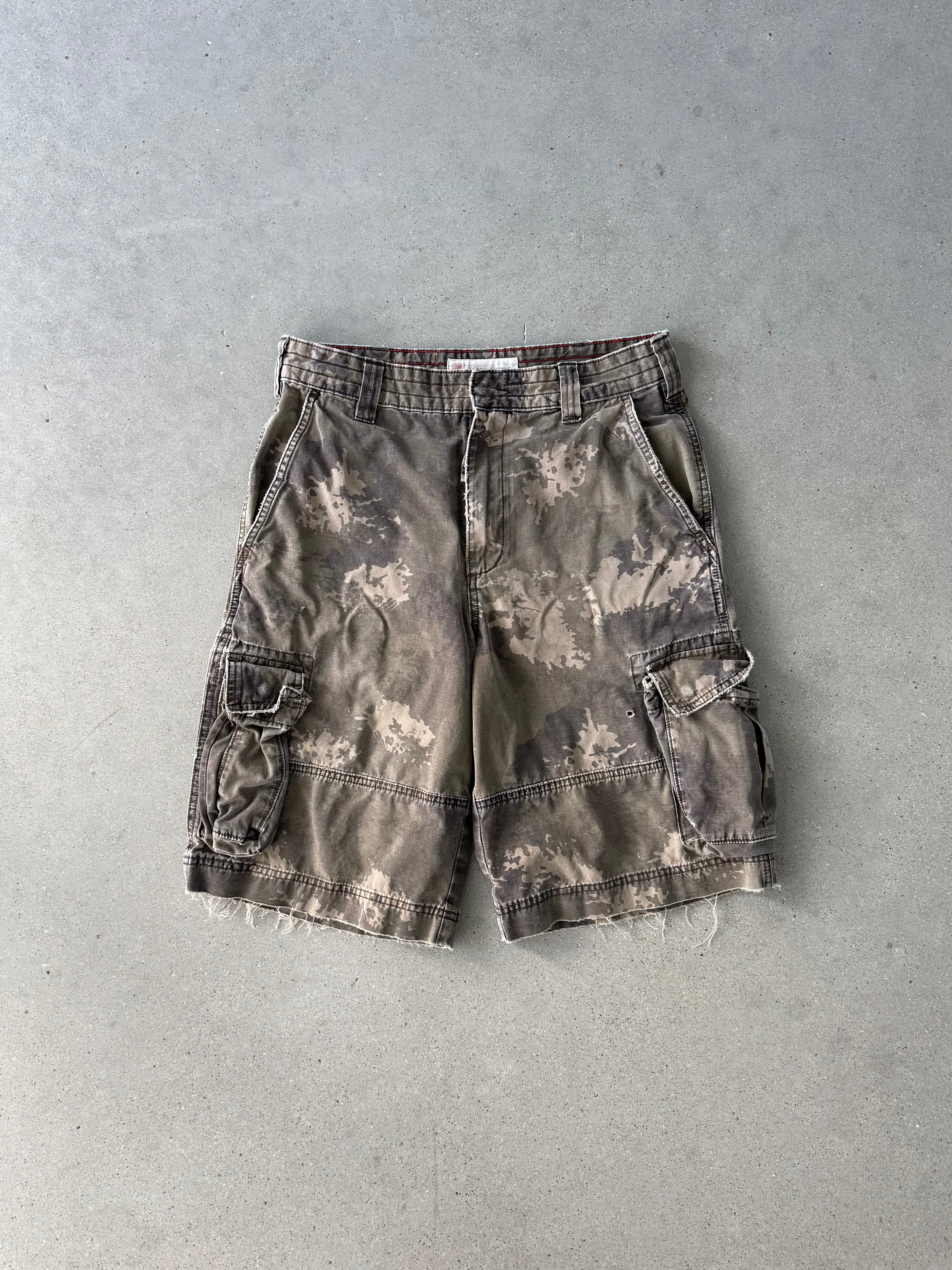 Vintage Cargo Supply Camo Cargo Shorts - 30