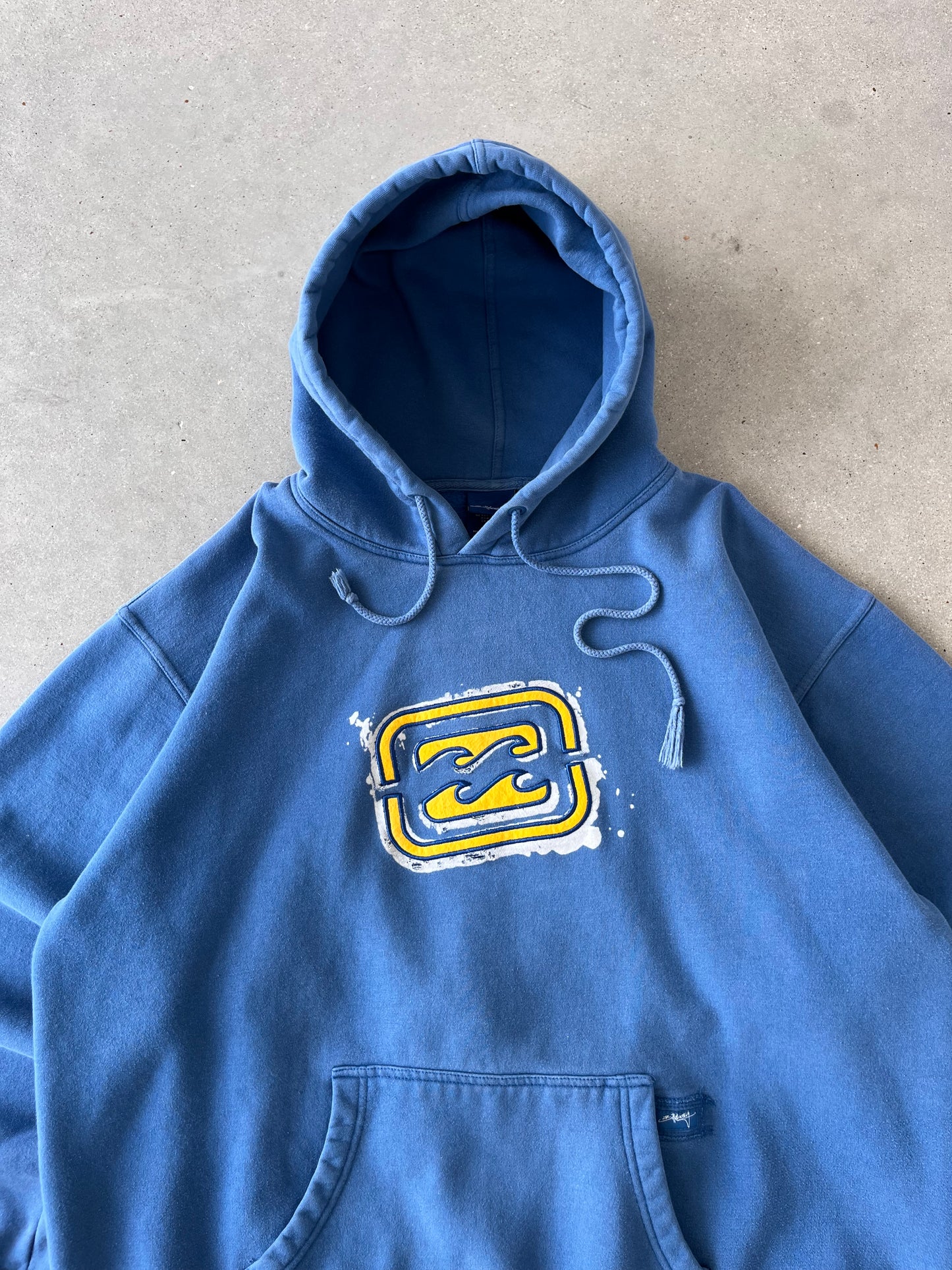 Vintage Billabong Blue Hoodie - XL