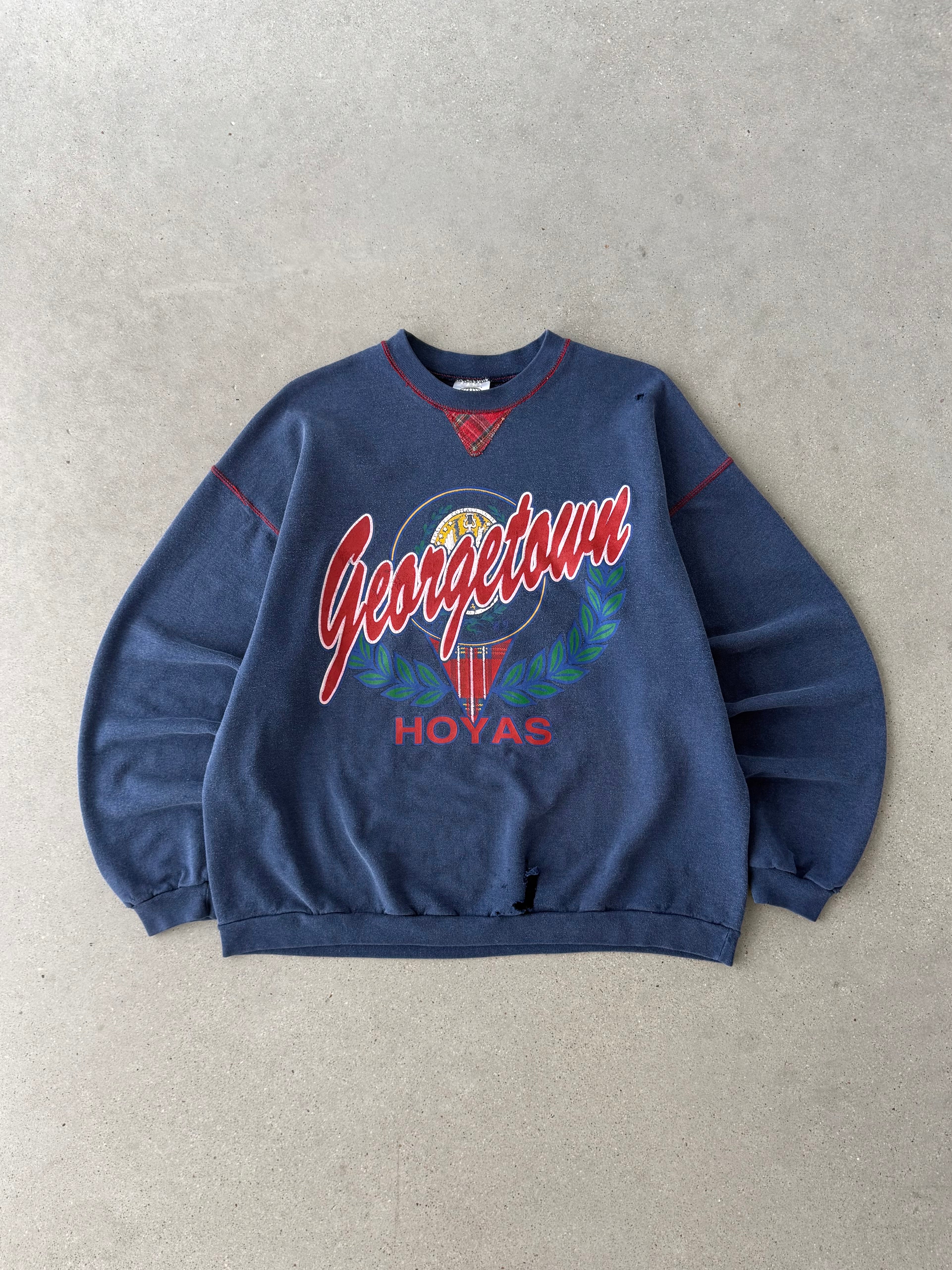 Vintage Georgetown Hoyas Crewneck - L