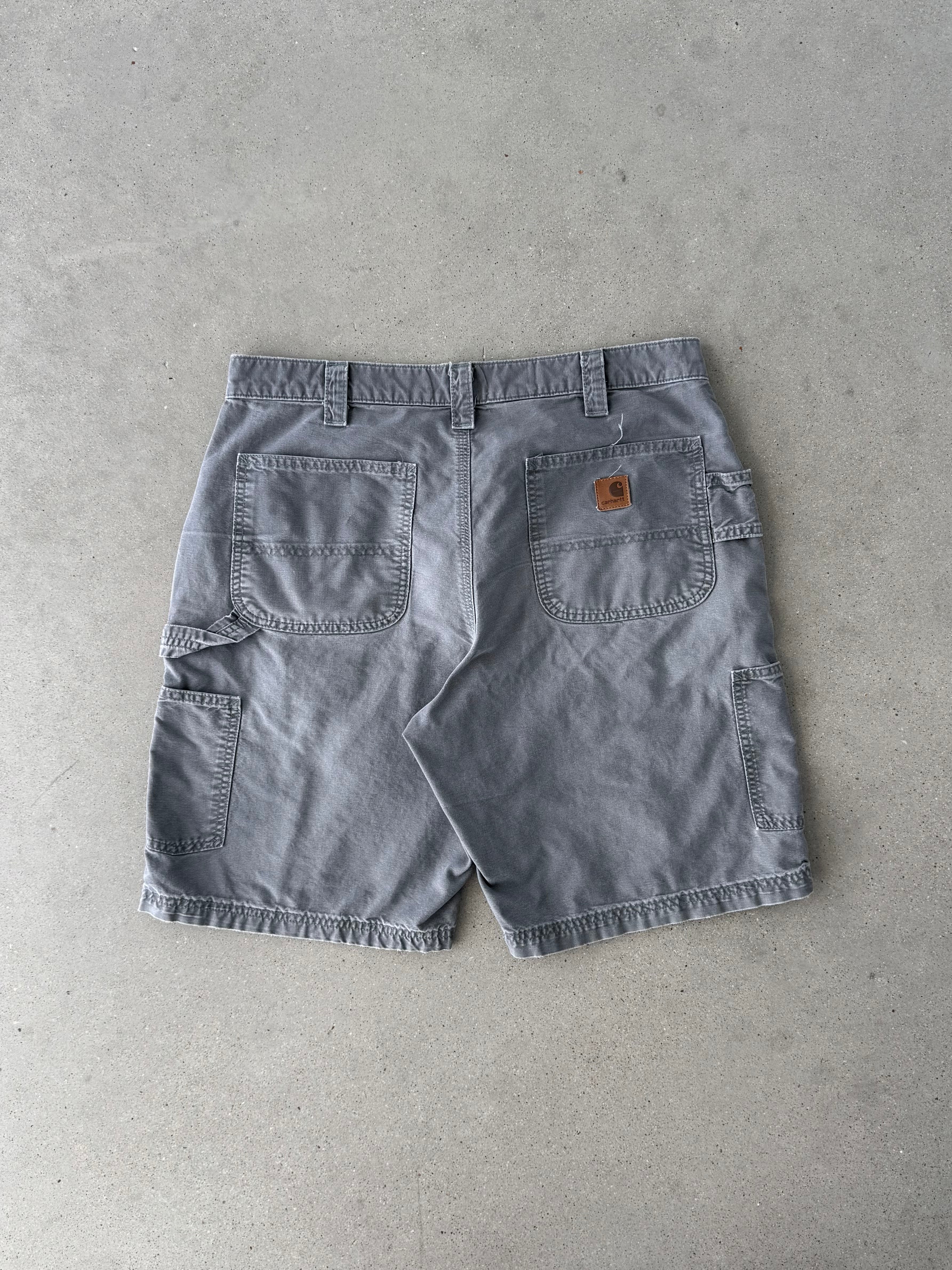 Vintage Carhartt Gray Carpenter Shorts - 36W