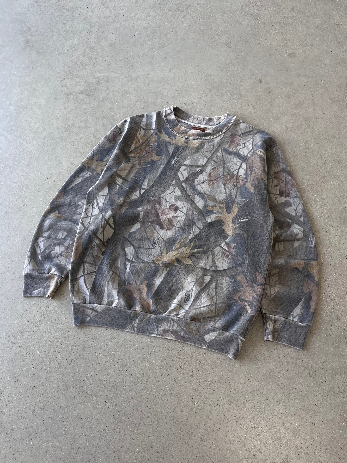 Vintage ACE Faded Realtree Crewneck - M