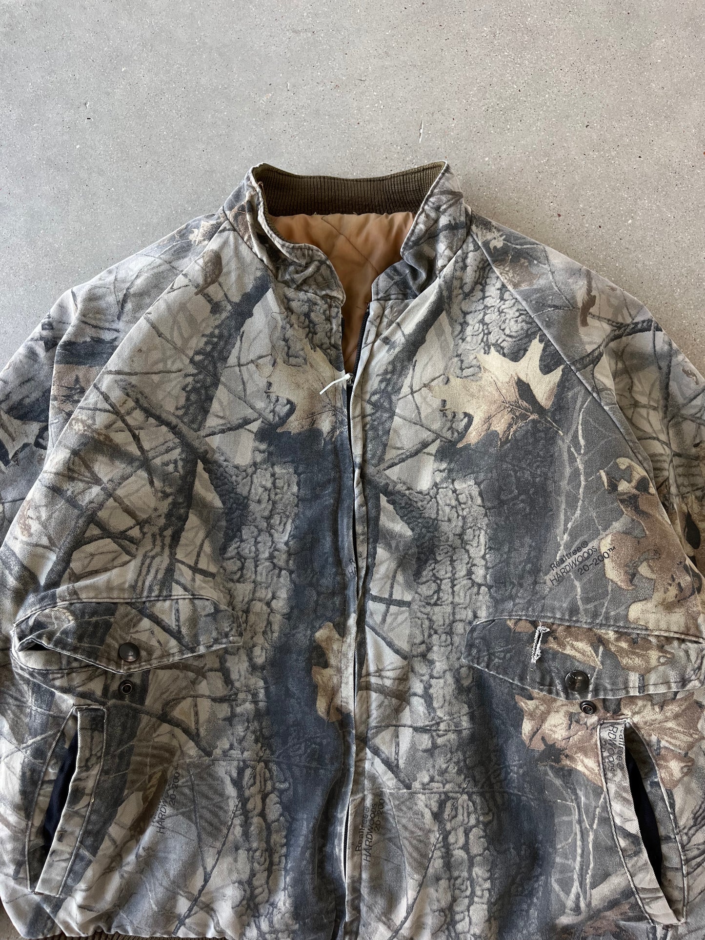 Vintage Realtree Boxy Bomber Jacket - L