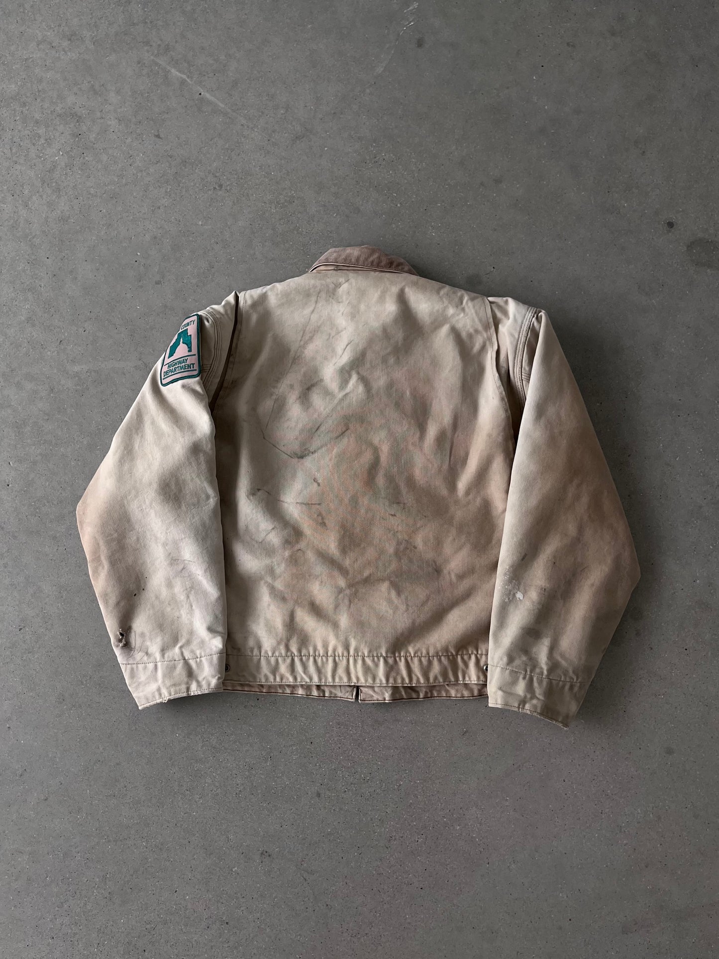 Vintage 90s Carhartt McHill County Detroit Jacket - L