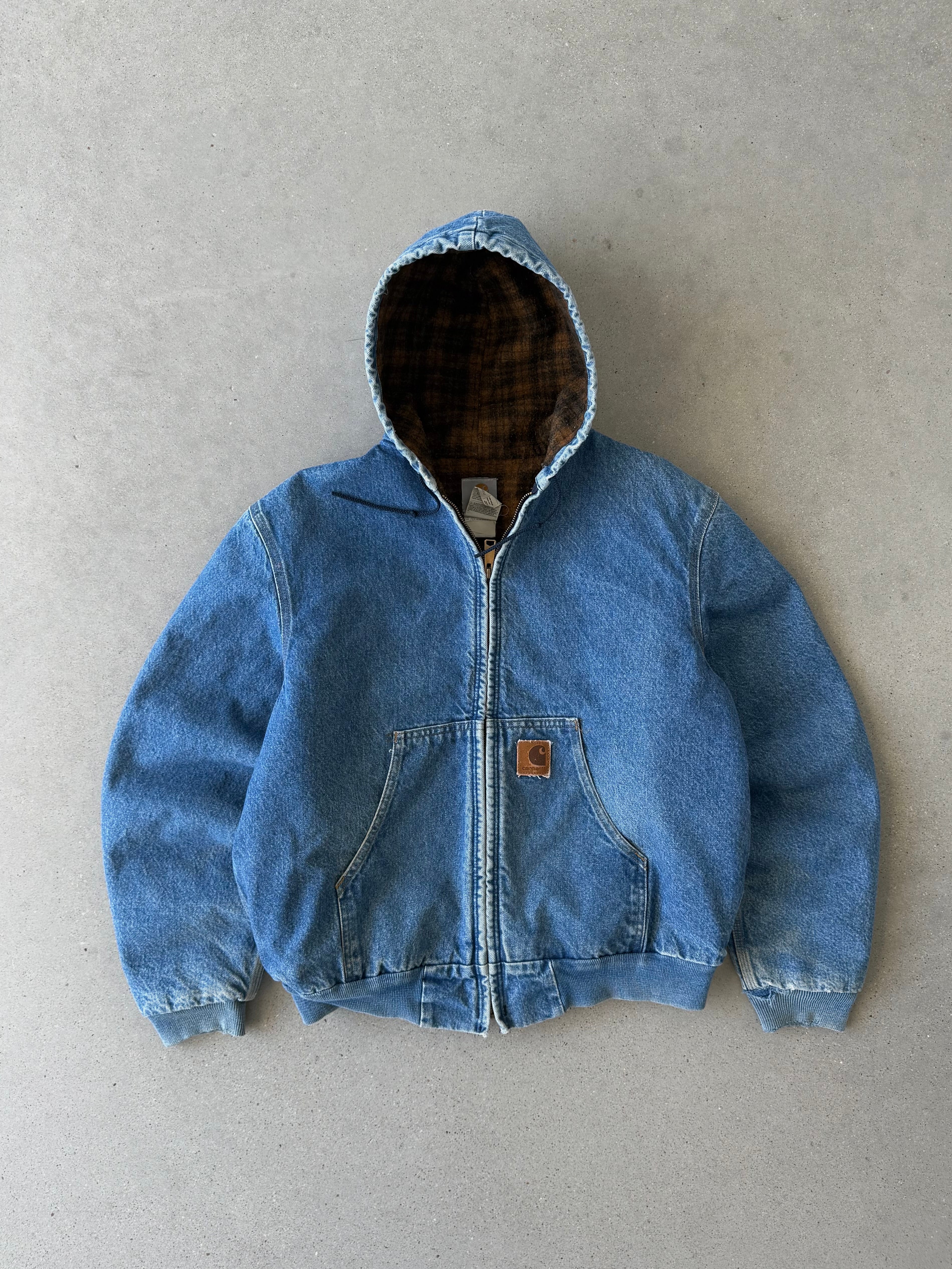 Vintage Carhartt Denim J08 DST Active Jacket - L