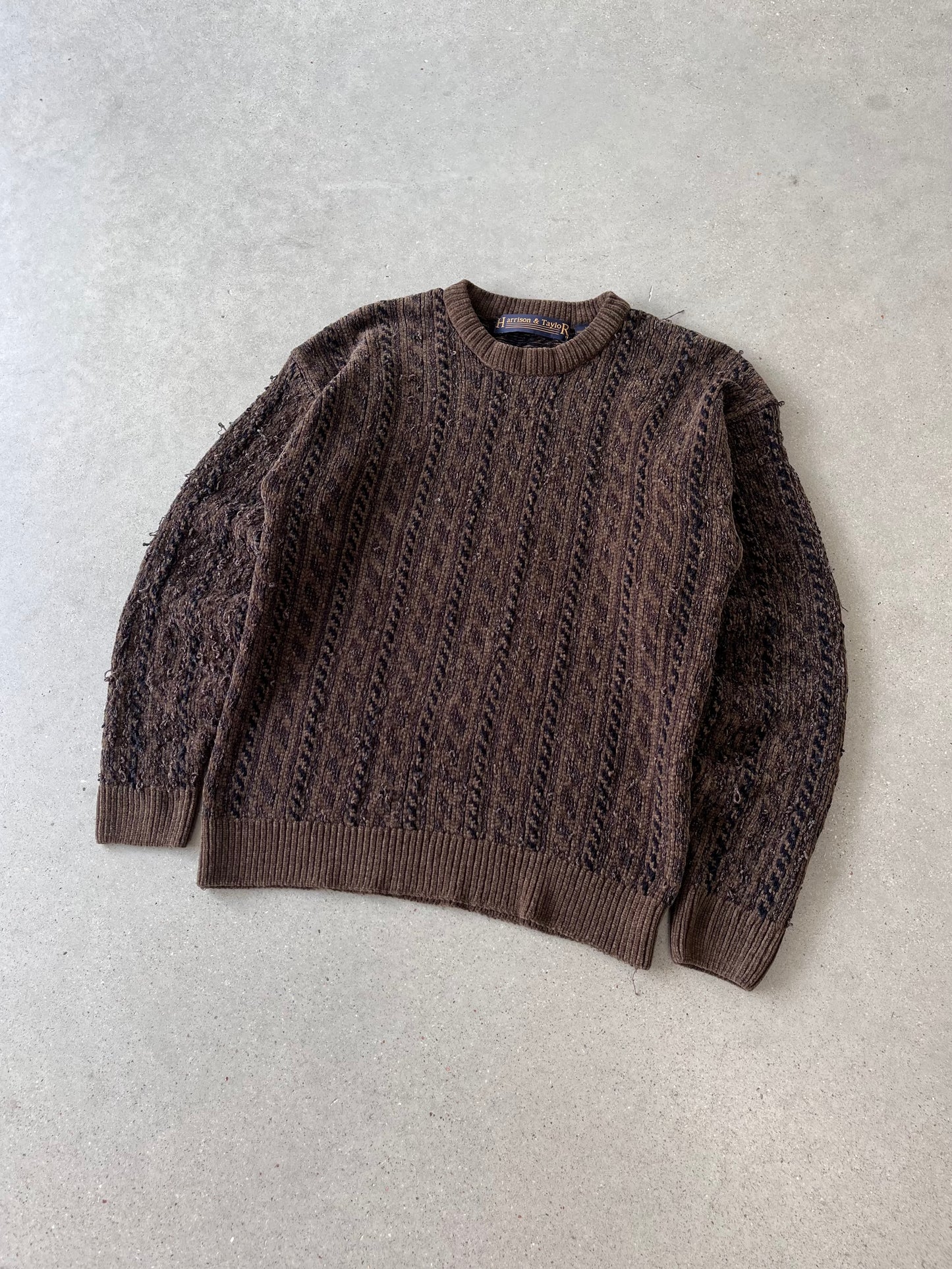 Vintage Harrison & Taylor Brown Sweater - L