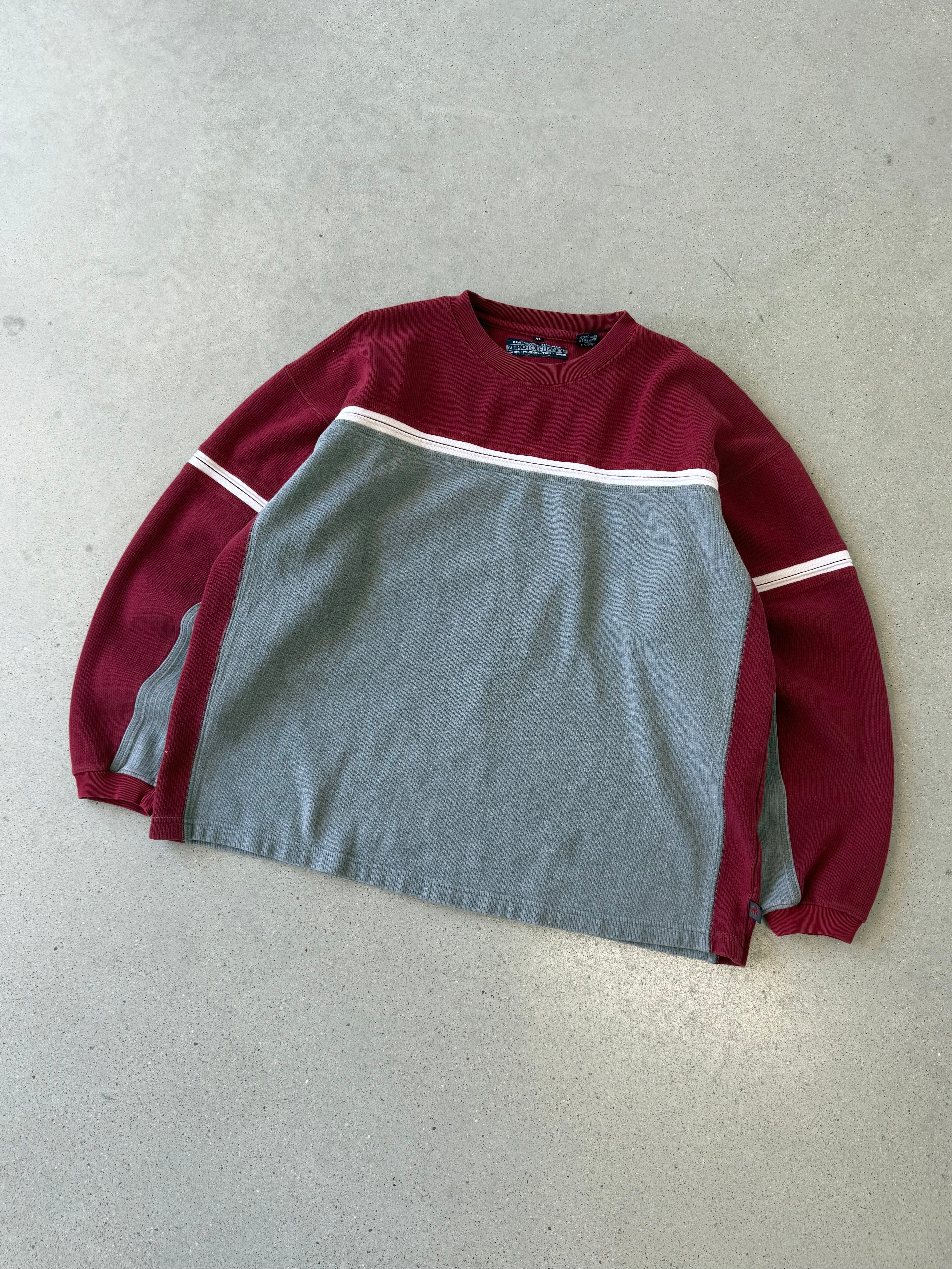 Vintage Zero Tolerance Striped Sweater - XL