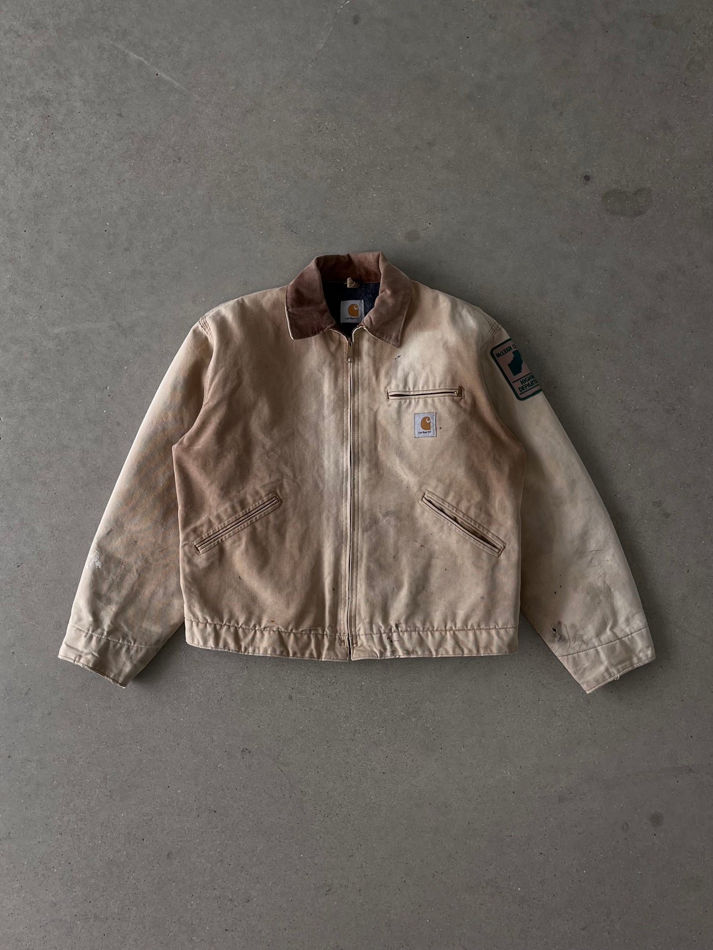 Vintage 90s Carhartt McHill County Detroit Jacket - L