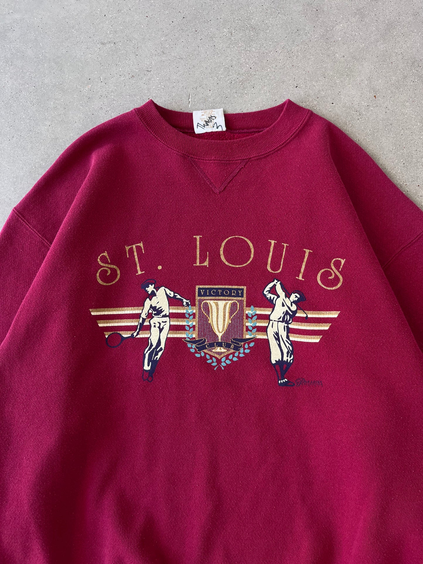 Vintage St. Louis Victory Club Crewneck - XL