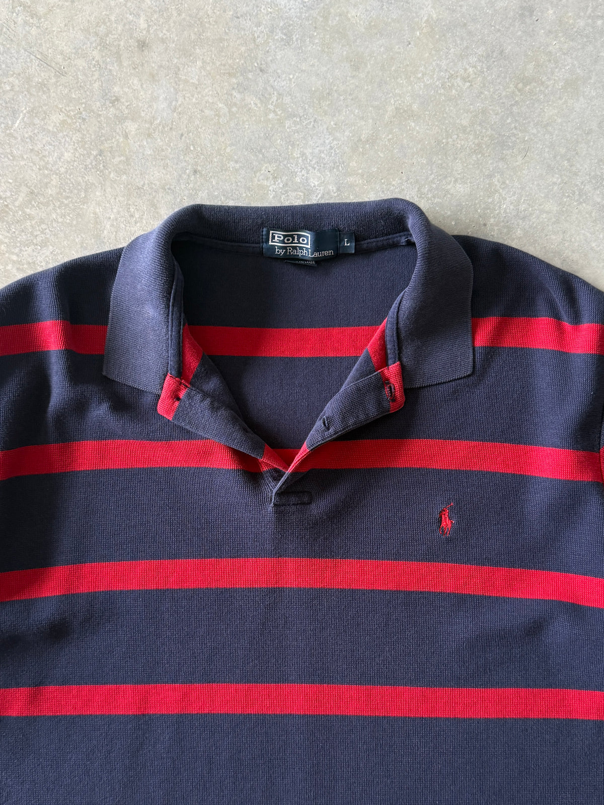 Vintage 2000s Striped Polo By Ralph Lauren Polo (L)
