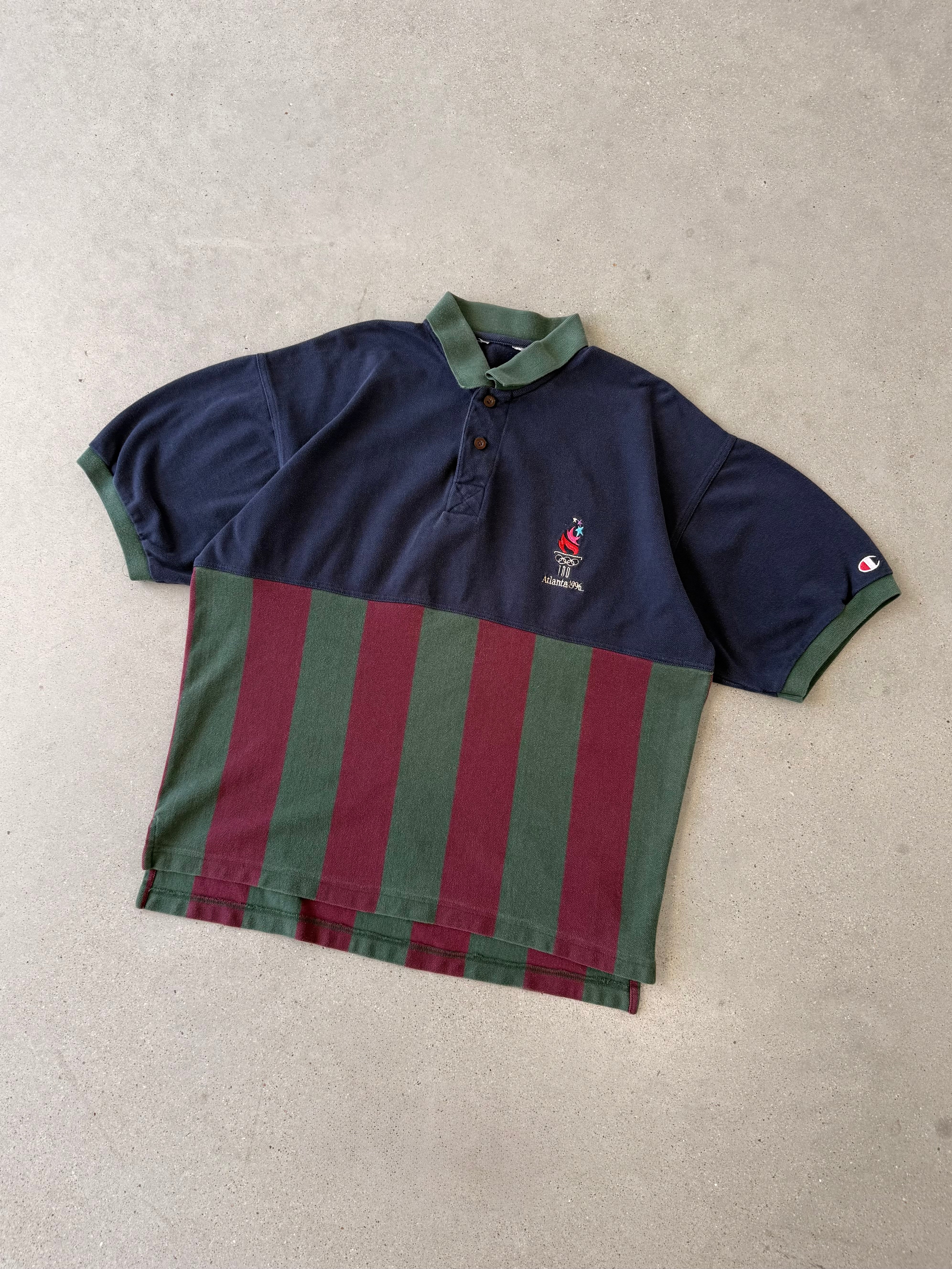 Vintage 1996 Atlanta Olympics Polo Shirt - L