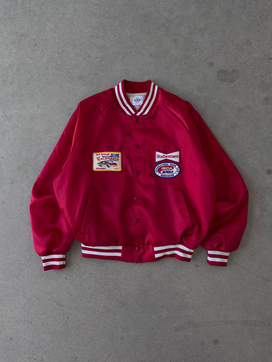 Vintage 1990 Budweiser Satin Jacket - XL