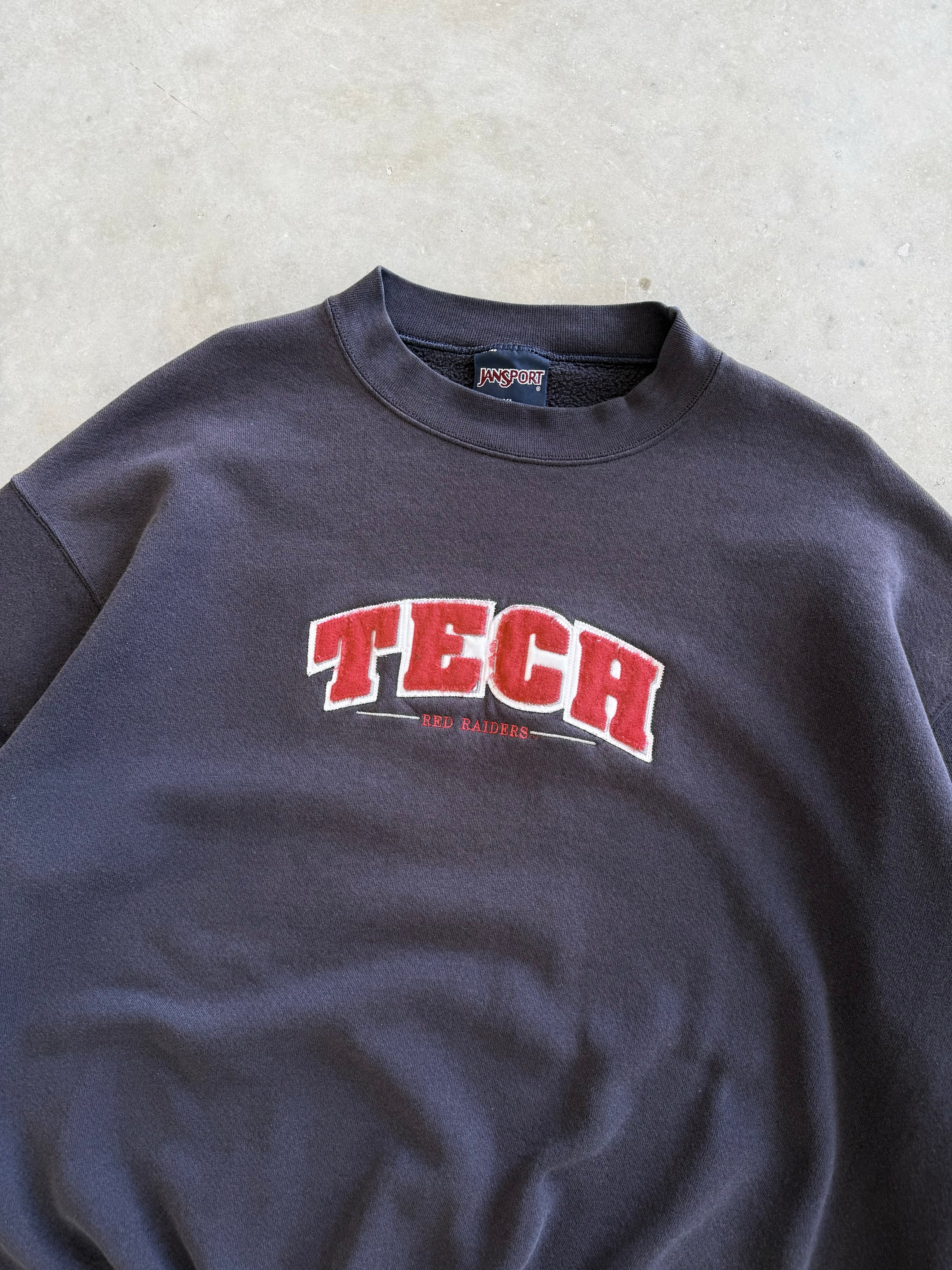 Vintage 1990s Texas Tech Red Raiders Sweatshirt (XL)