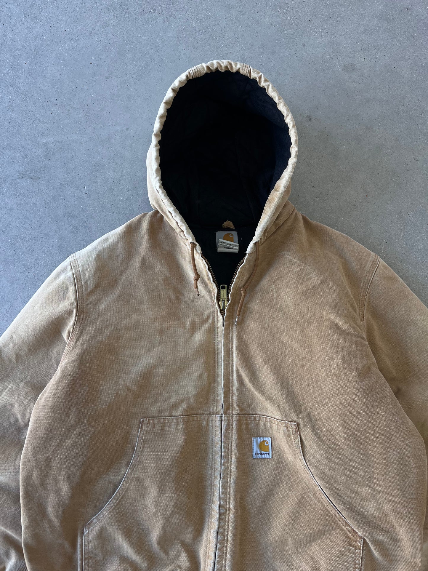 Vintage Carhartt Tan Sun Damaged Active Jacket - L