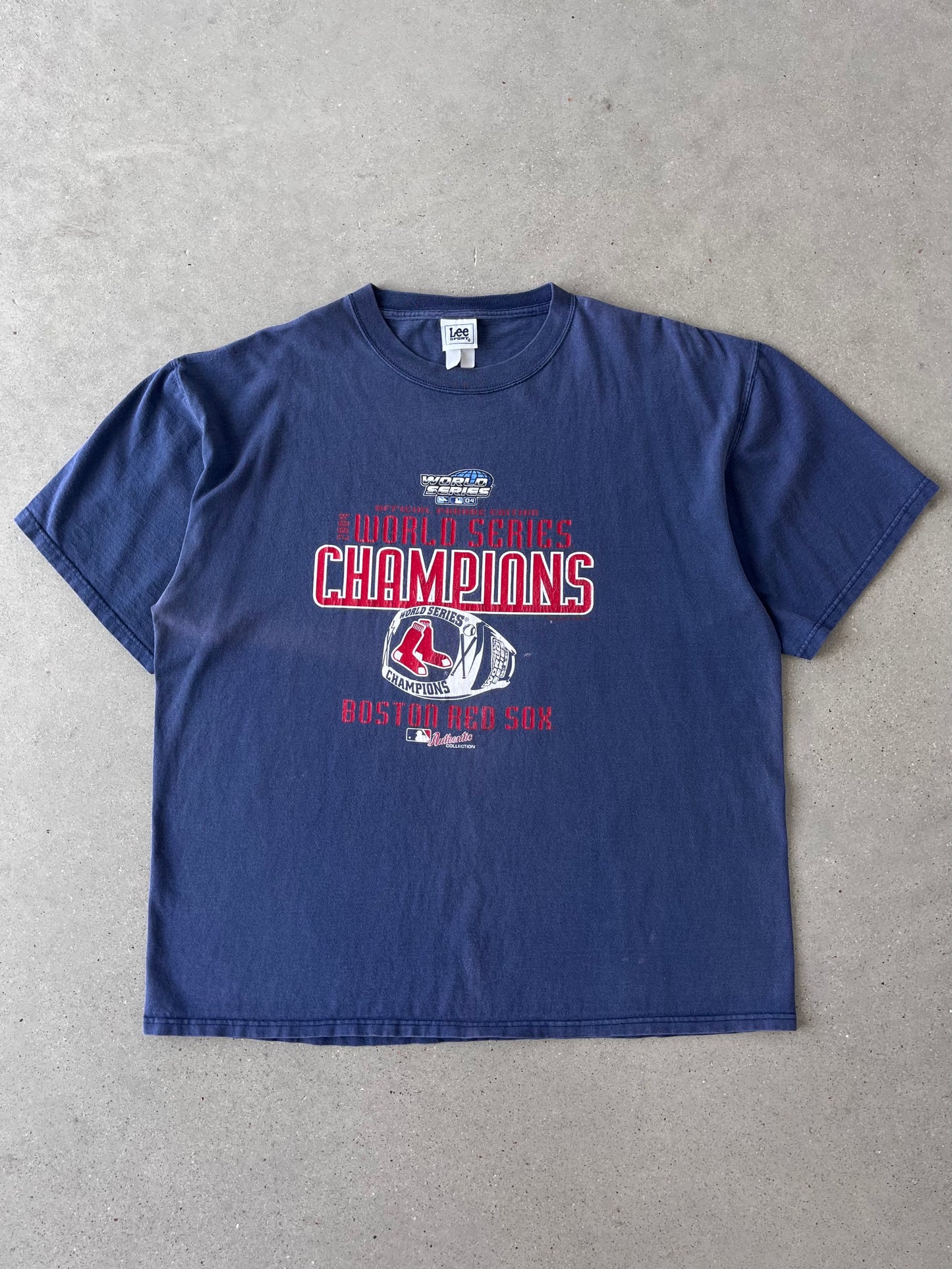 Vintage 2004 Boston Red Sox Champions Tee - XL