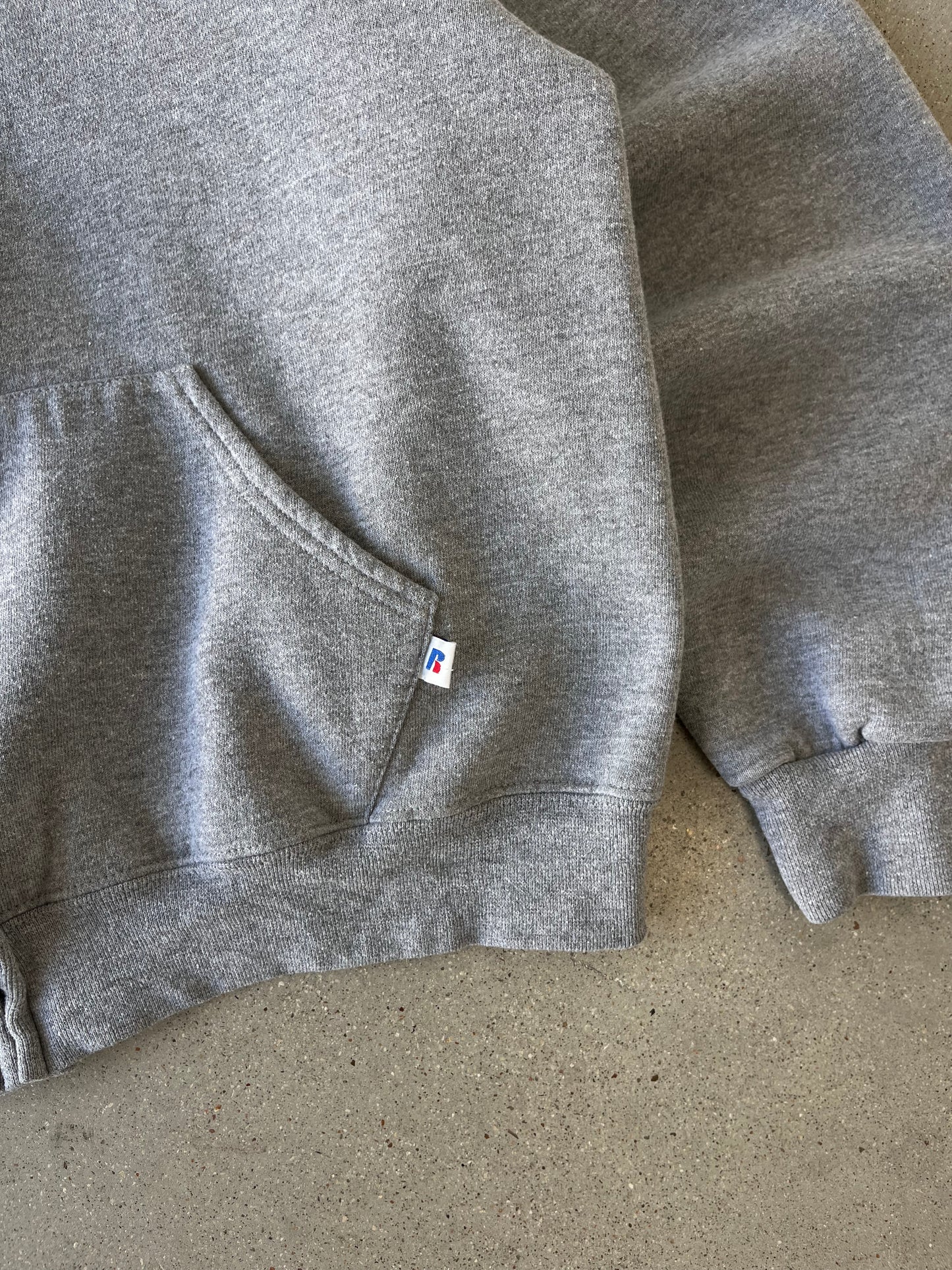 Vintage Gray Russell Athletic Zip-up Hoodie - M