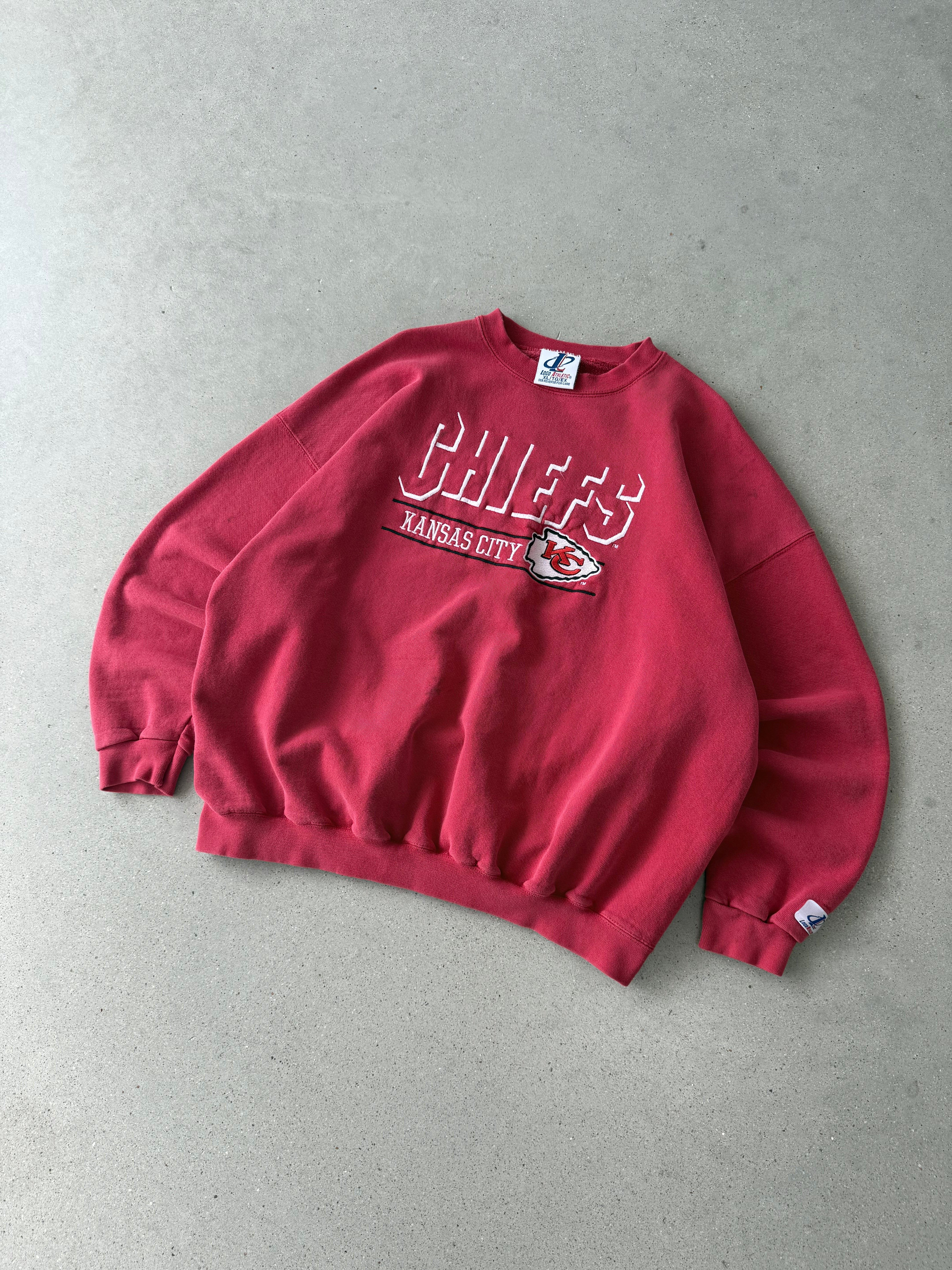 Vintage 90s Kansas City Chiefs Crewneck - XL