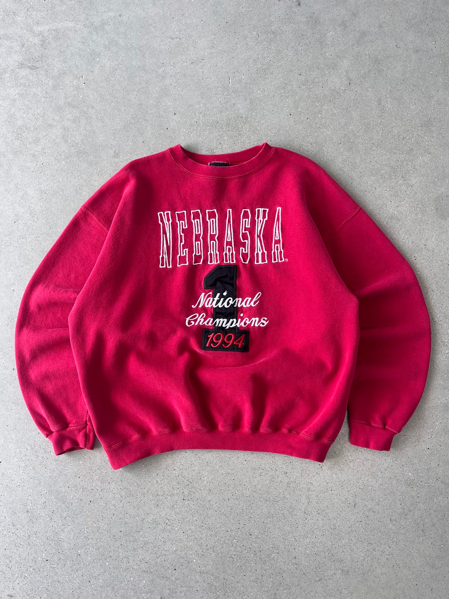 Vintage 1994 Nebraska National Champs Crewneck - L