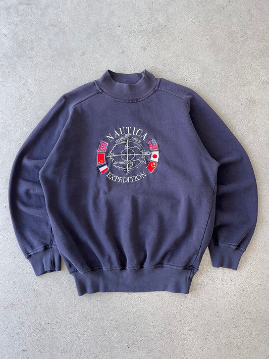 Vintage Nautica Expedition Embroidered Crewneck - S