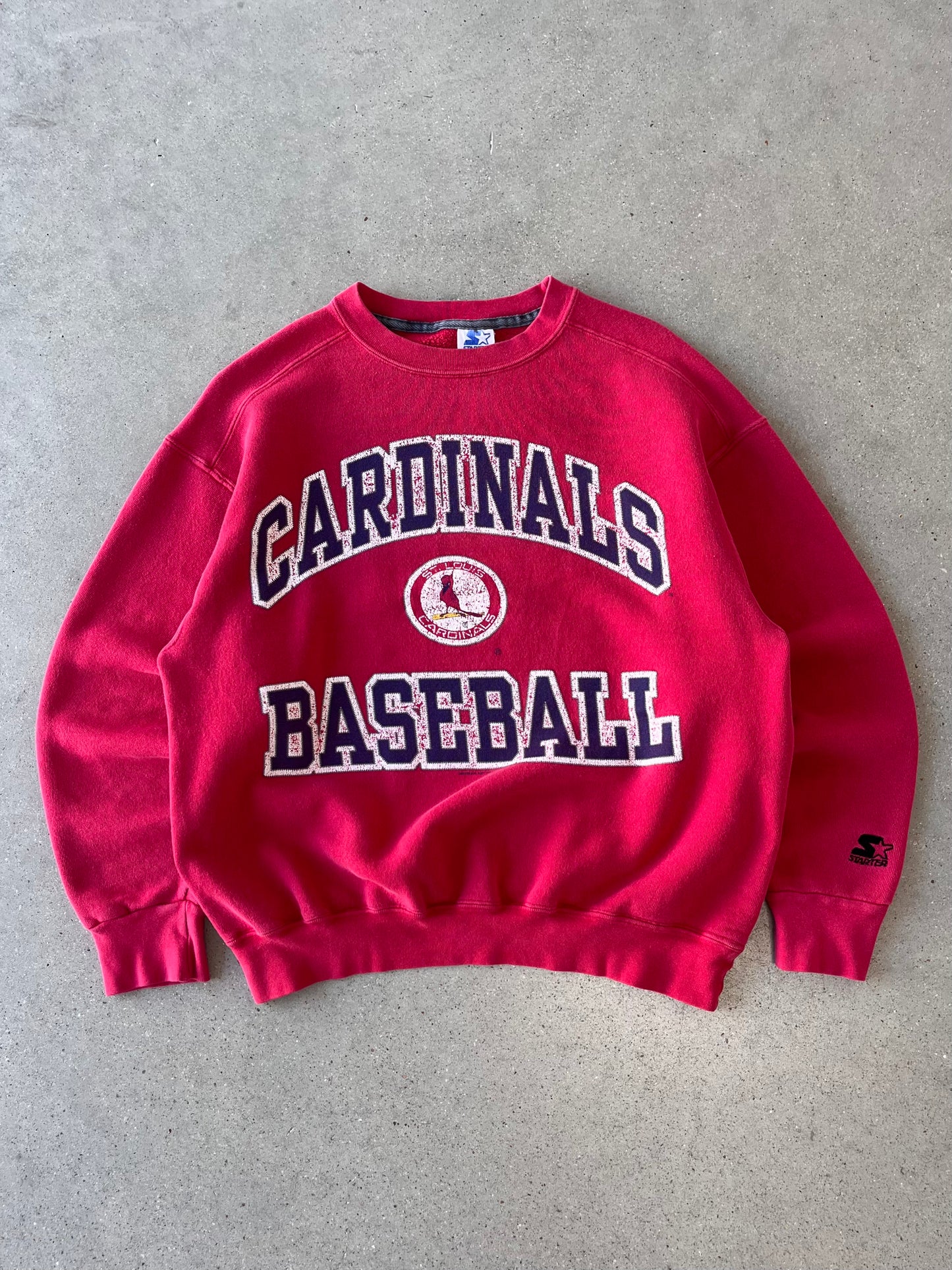 Vintage Cardinals Baseball Starter Crewneck - M