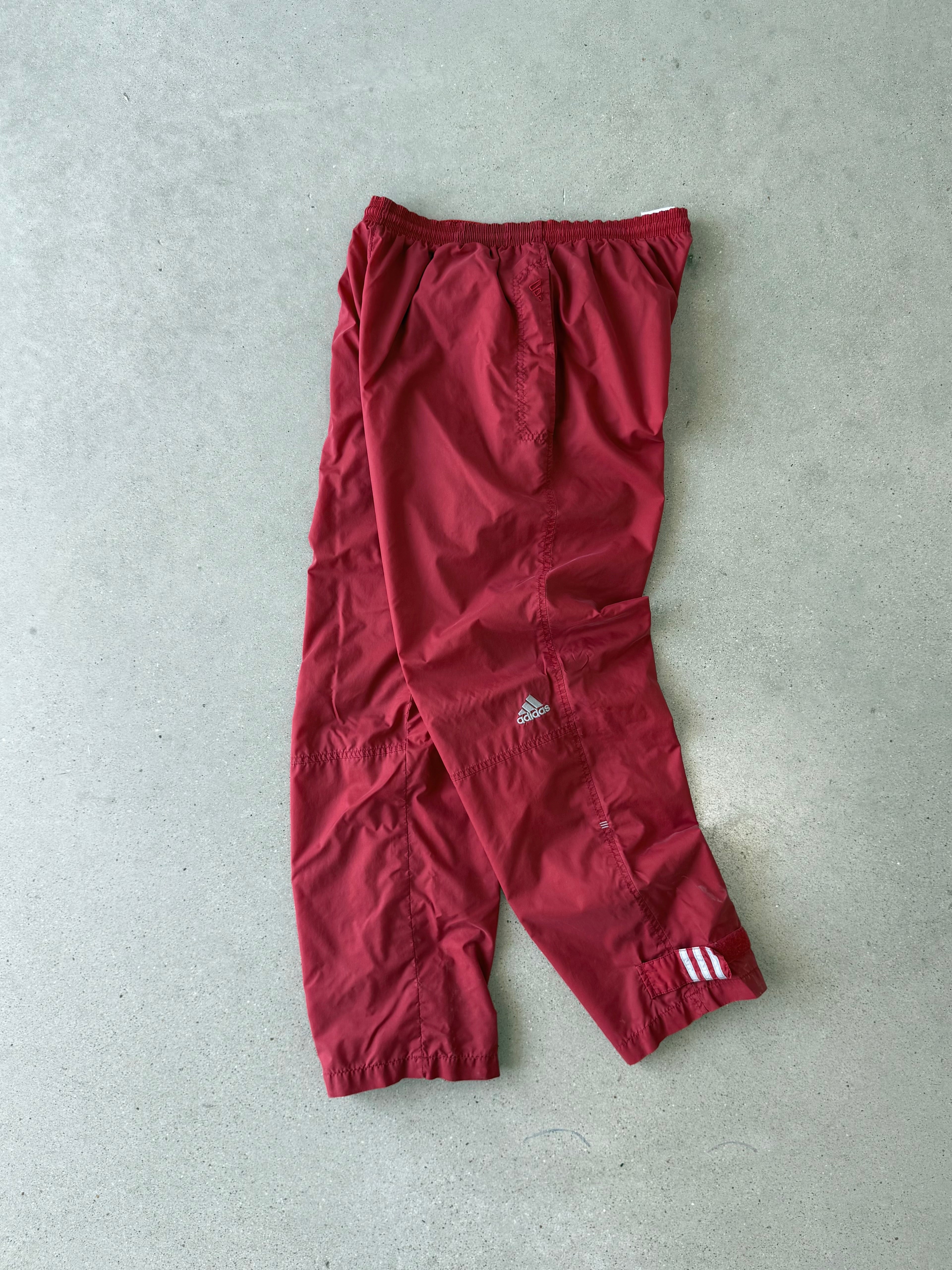 Vintage Adidas Red Track Pants - M