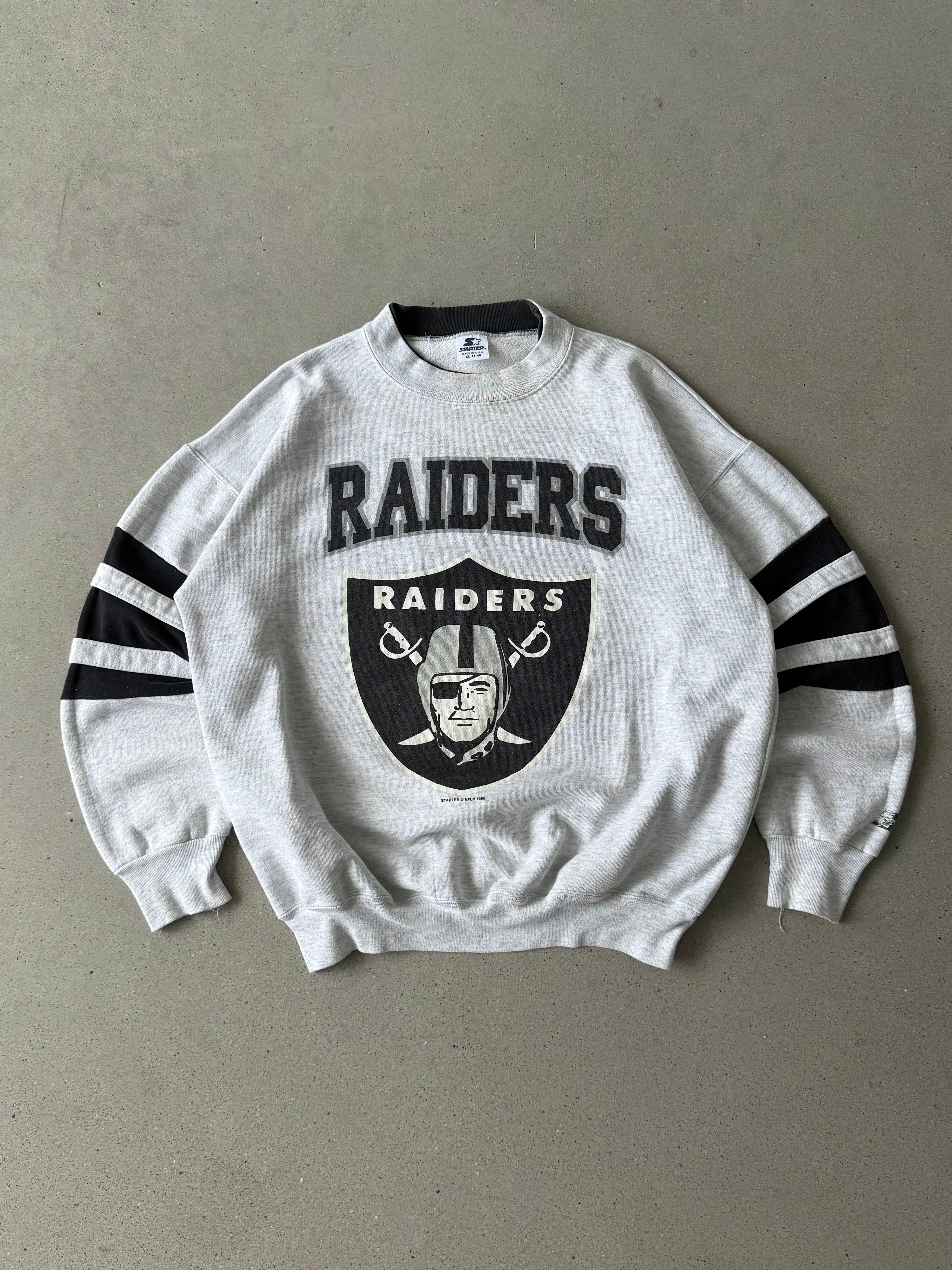 Vintage 1990 Oakland Raiders Crewneck - XL