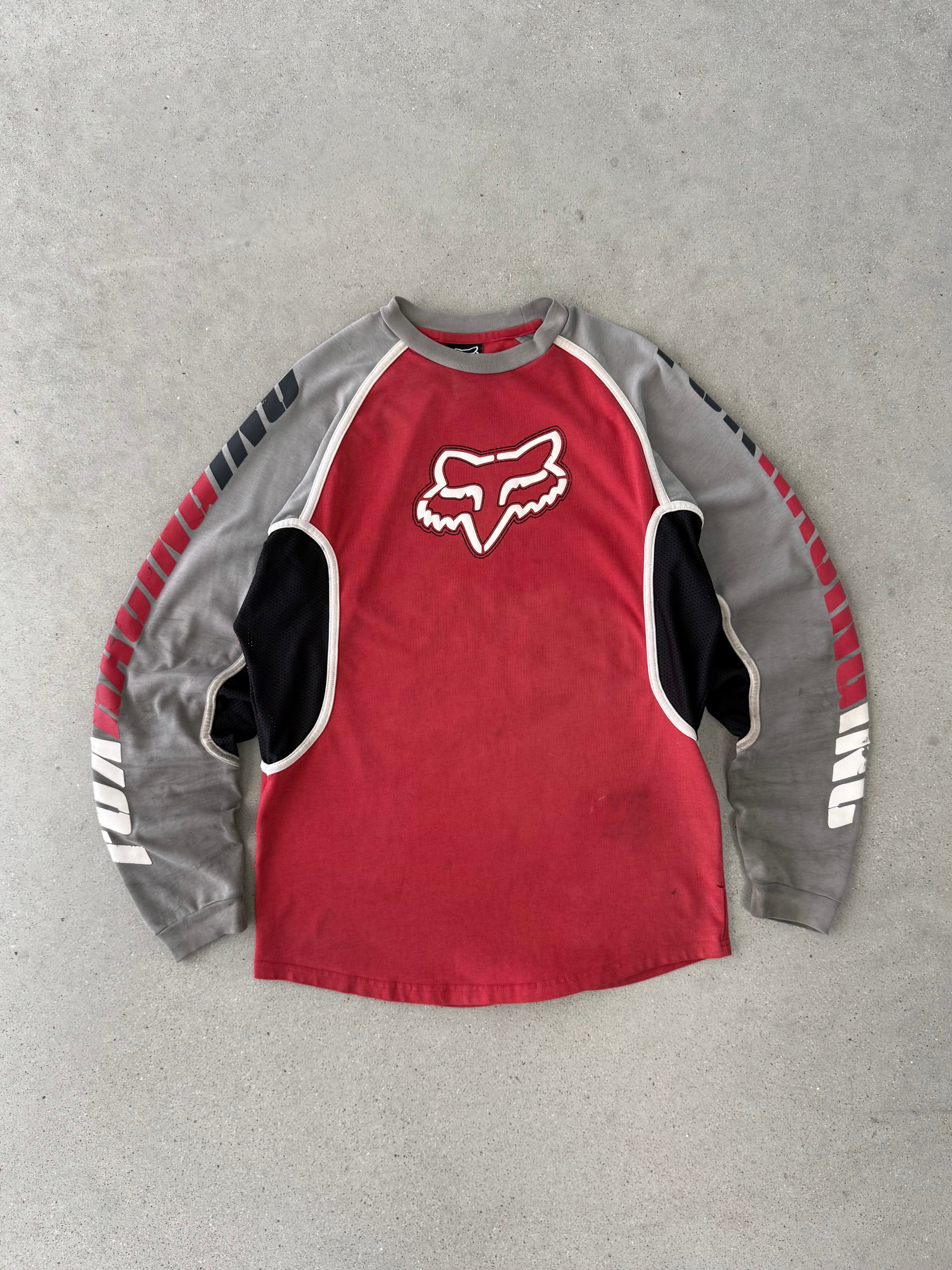 Vintage FOX Racing Red Long Sleeve - L