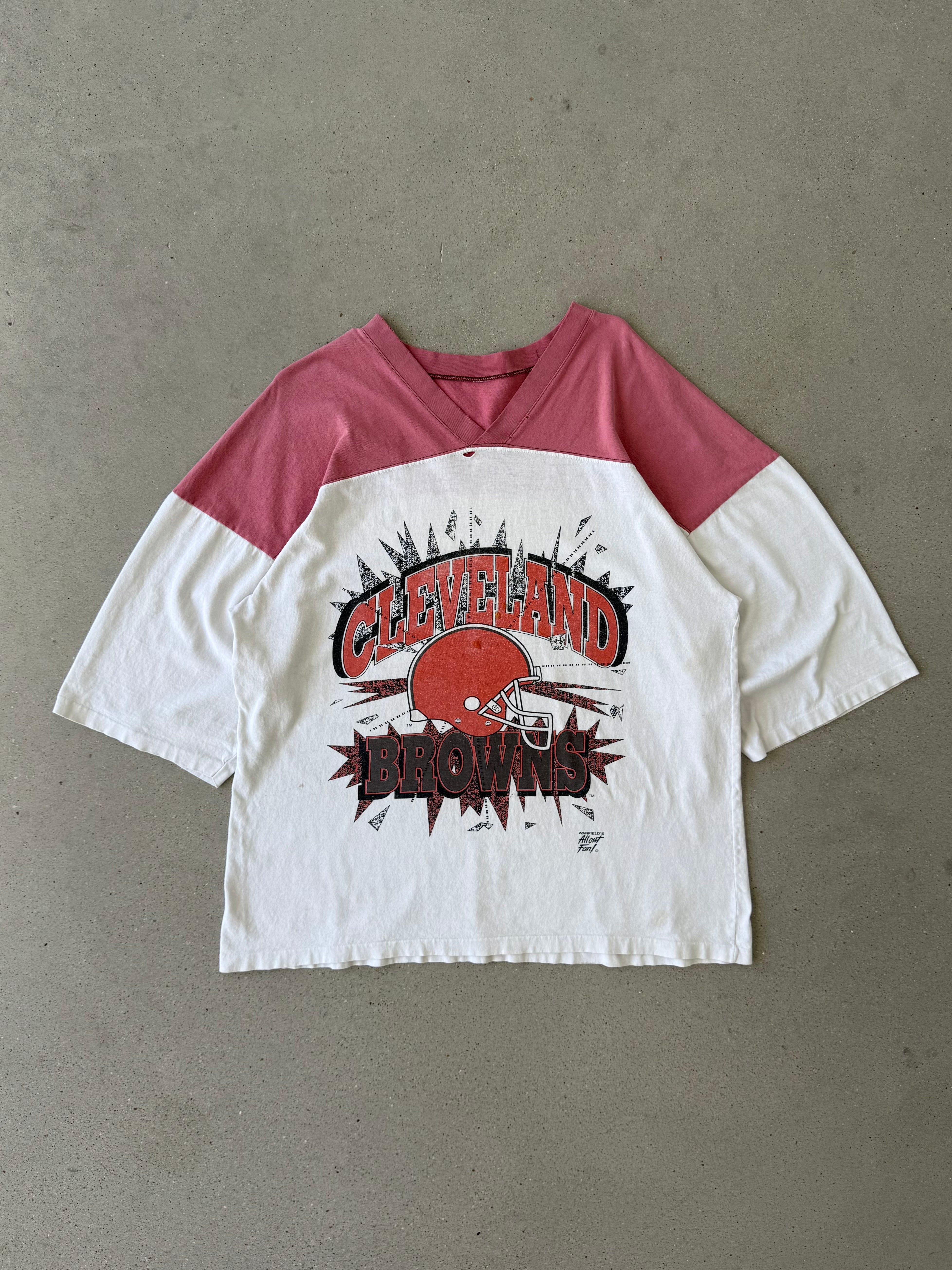 Vintage 1990s Cleveland Browns Tee - XL