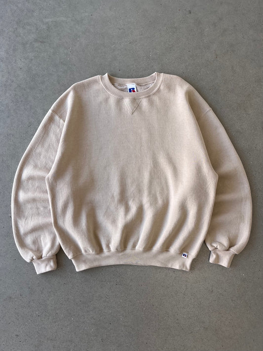 Vintage Creme Russell Athletic Crewneck - L