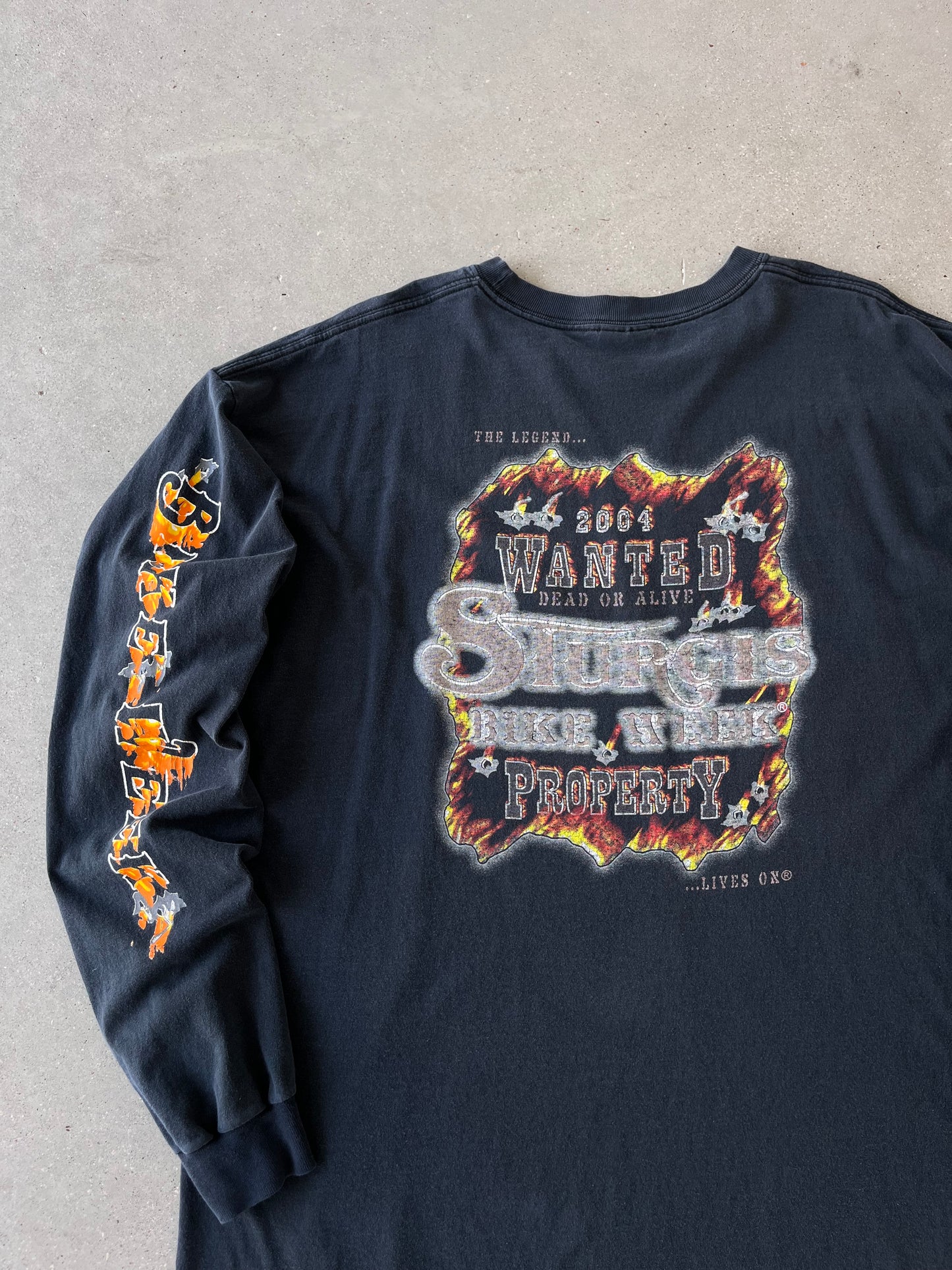 Vintage 2004 Sturgis 'Wanted' Long Sleeve - XL