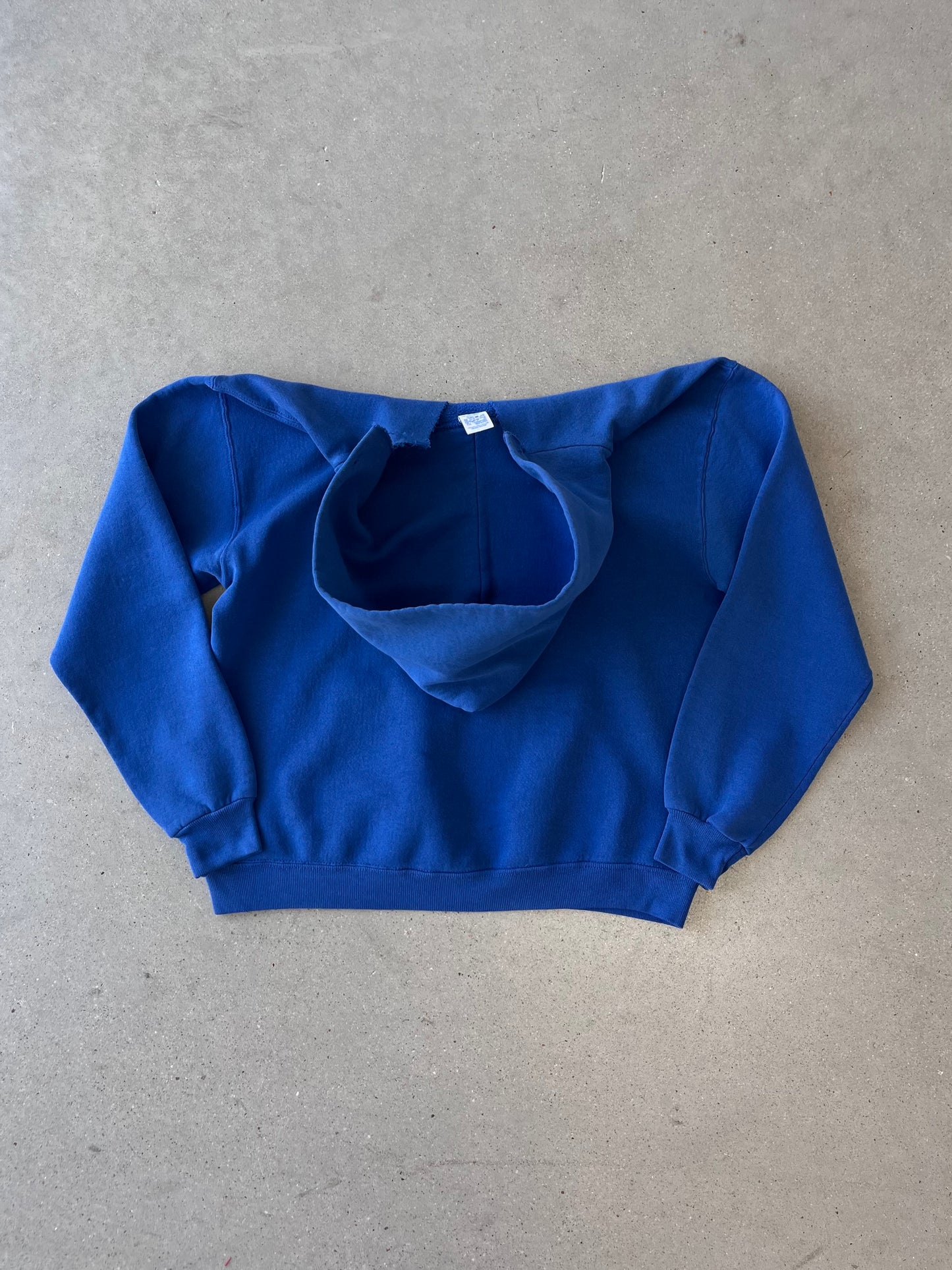 Vintage 80s Russell Athletic Blue Hoodie - M