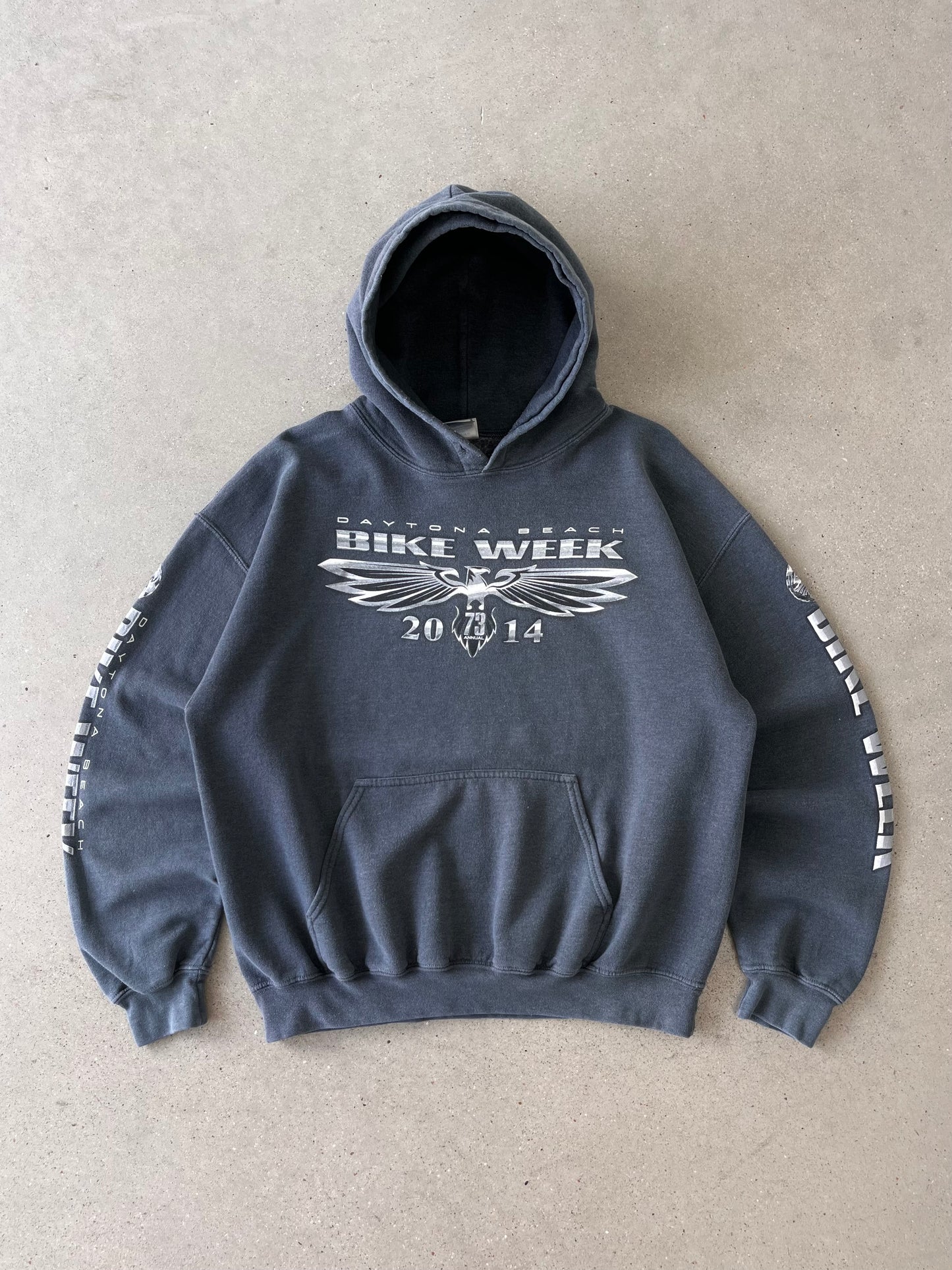 Vintage 2014 Daytona Bike Week Hoodie - L