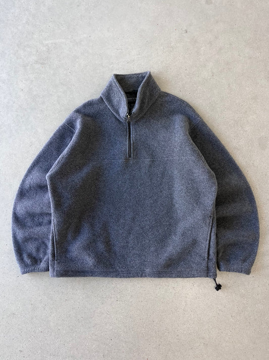 Vintage Land's End Gray Fleece Jacket - L