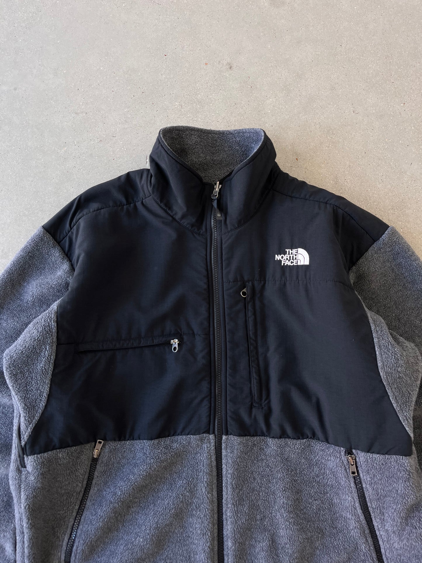 Vintage The North Face Gray/Black Denali Jacket - L