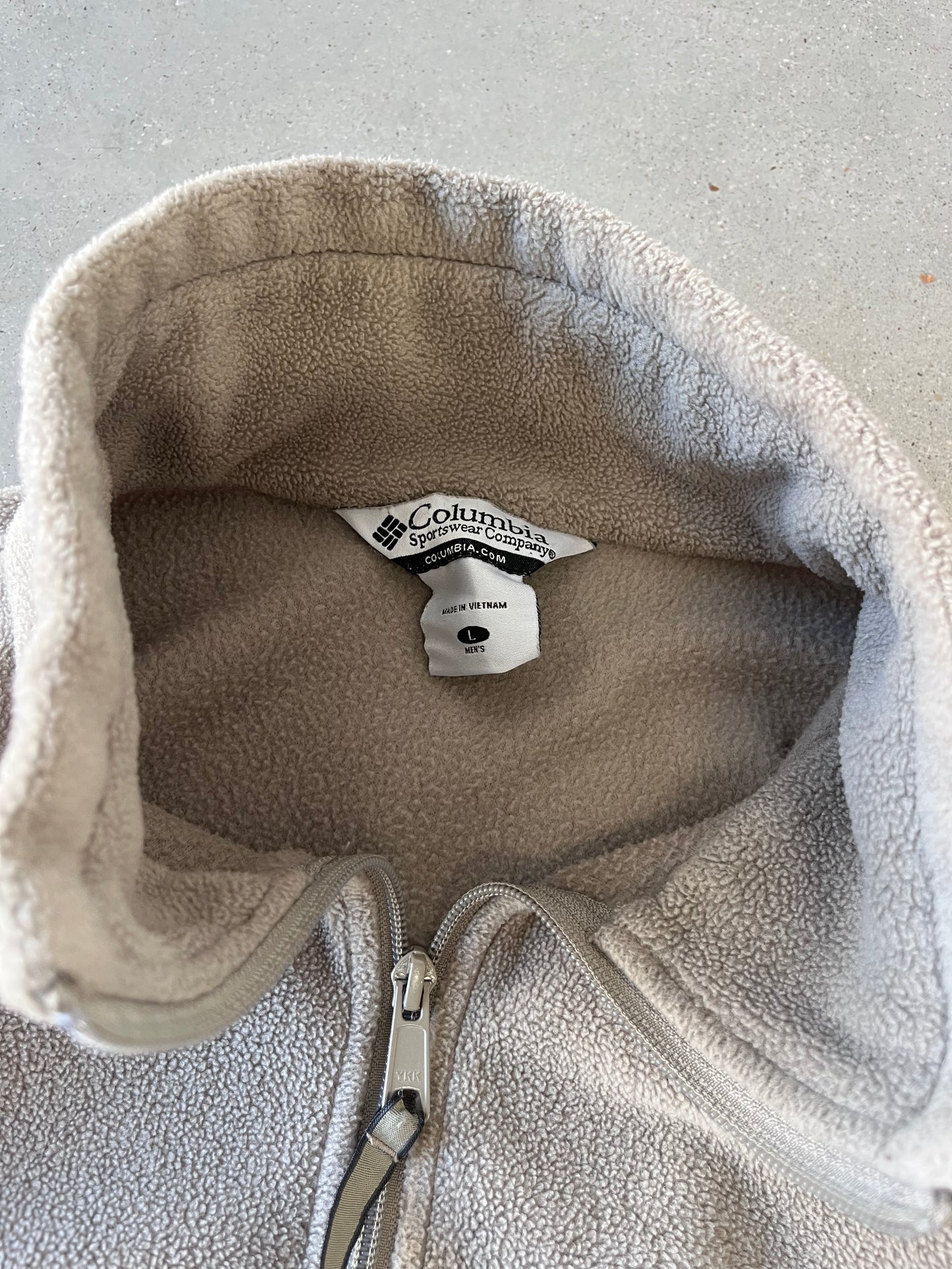 Vintage Columbia Mocha Fleece Jacket - L