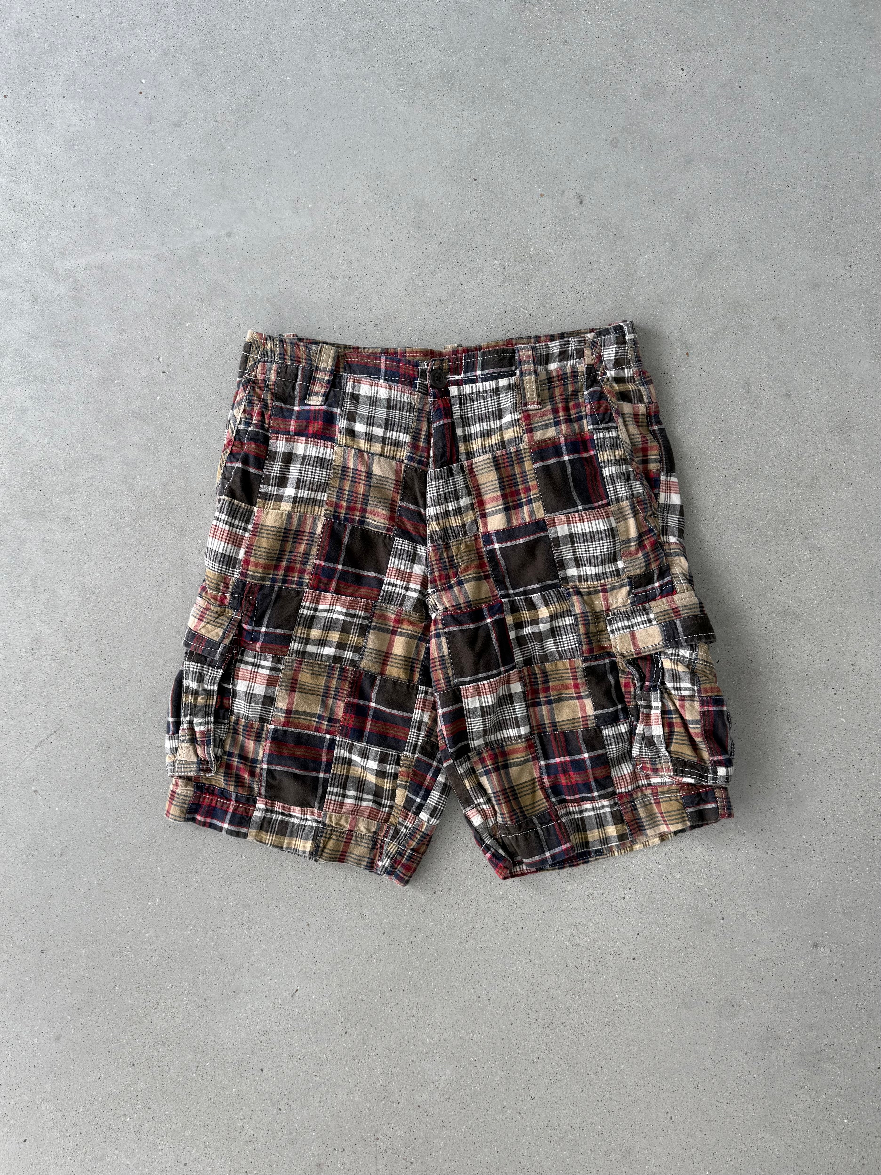 Vintage Roundtree & Yorke Patchwork Madra Cargo Shorts - 30