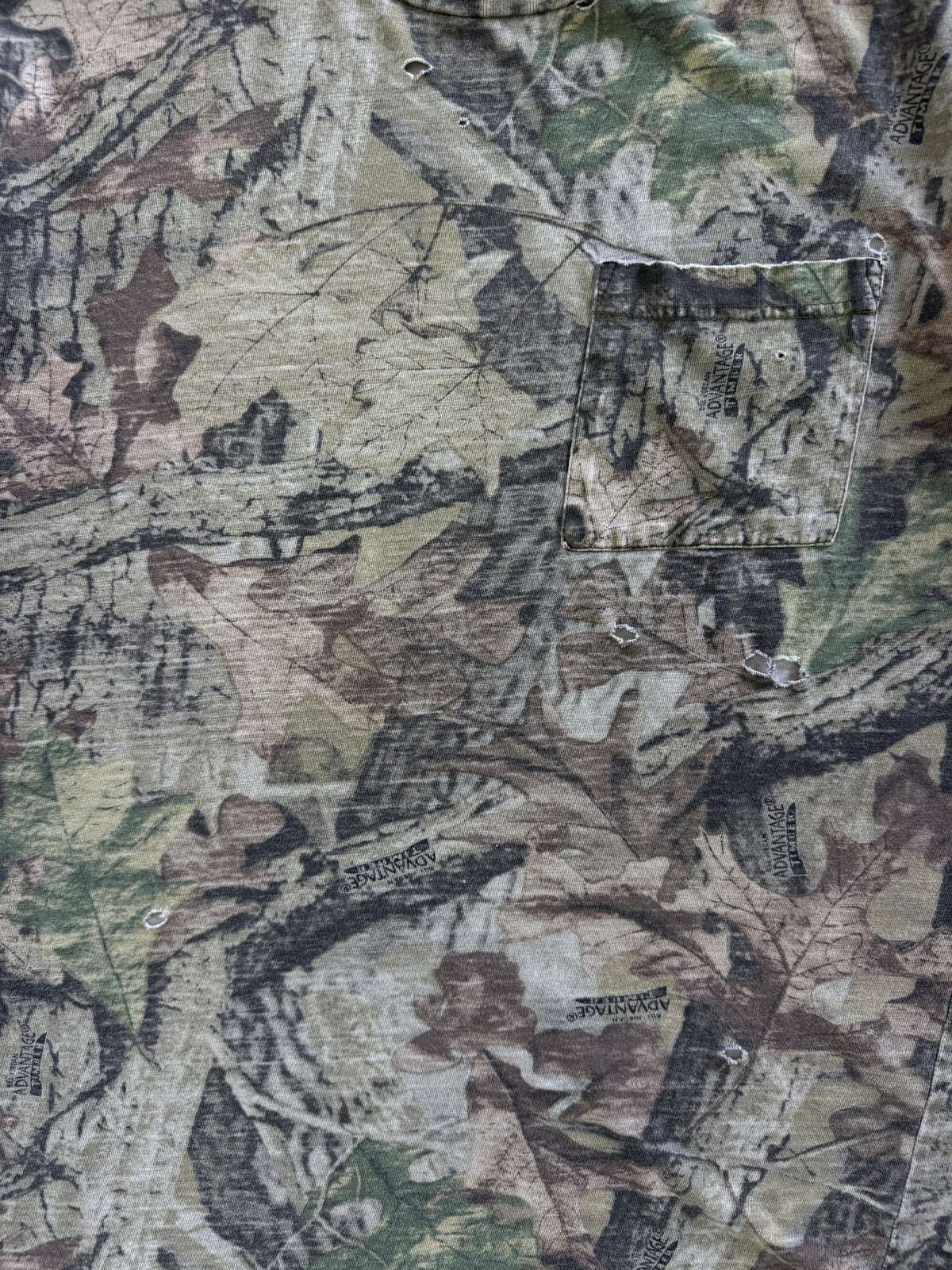 Vintage Distressed Real Tree T-shirt (M)