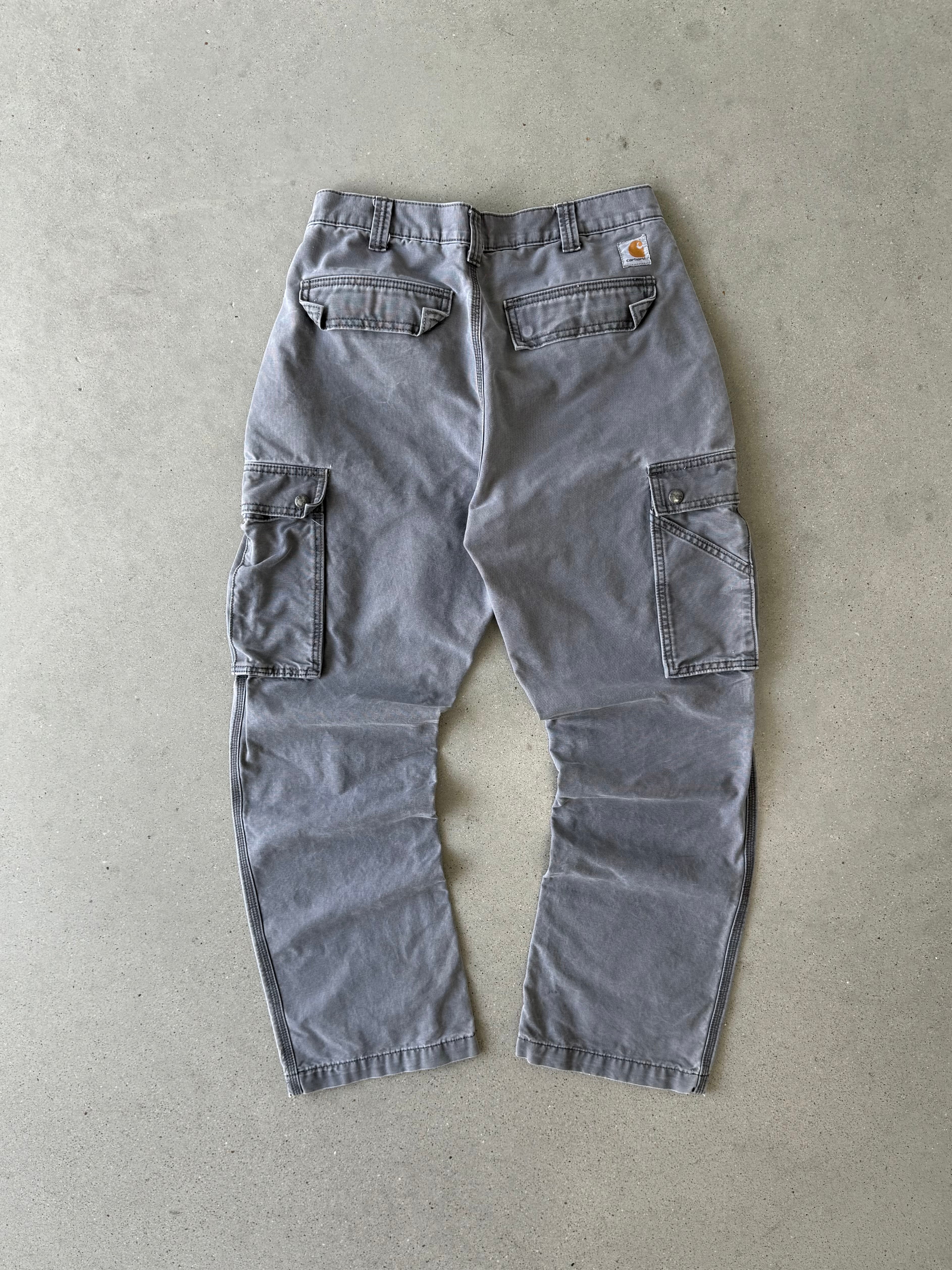 Vintage Carhartt Gray Cargo Pants - 32x30