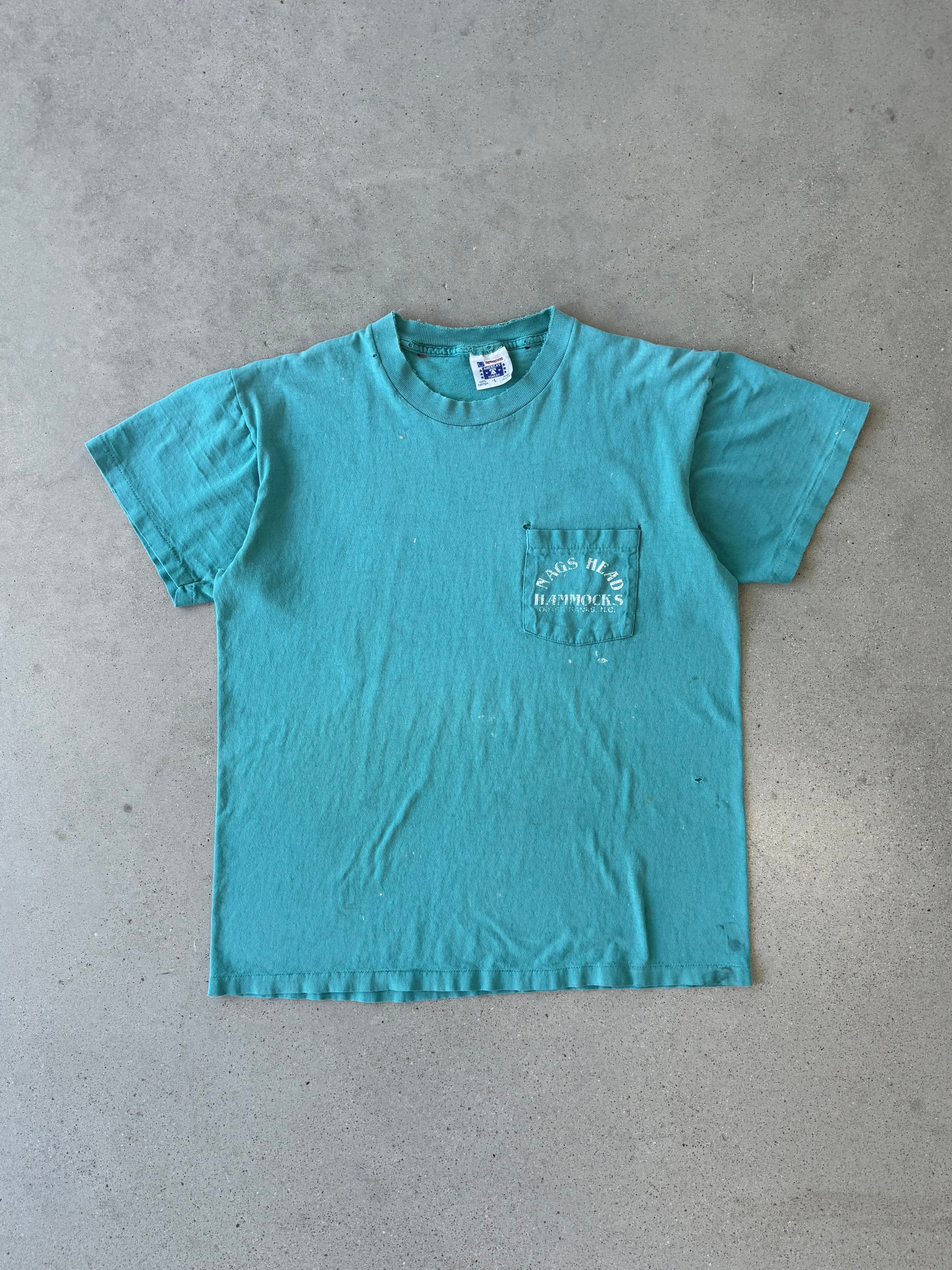Vintage Distressed Hammocks Tee - L