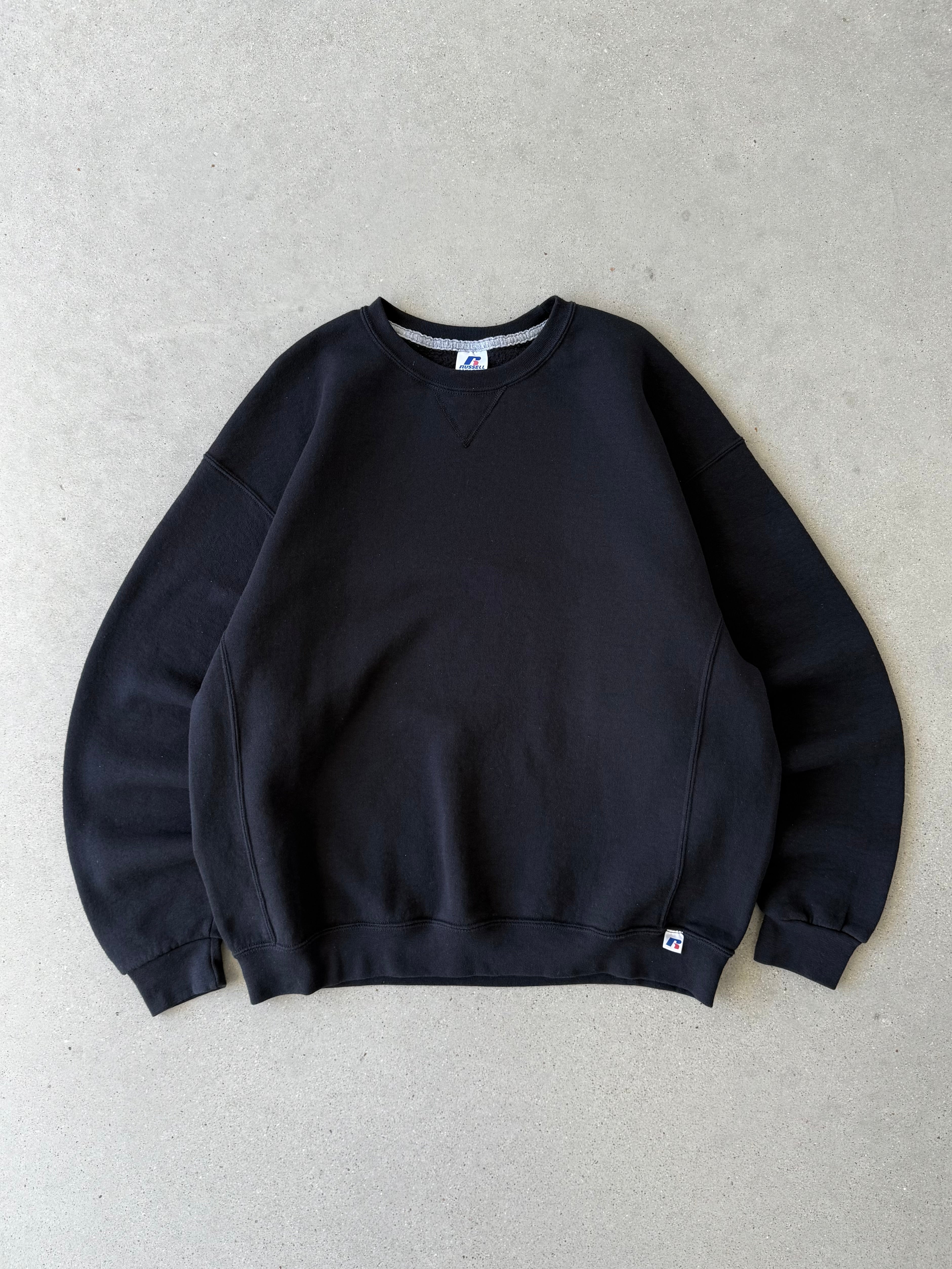 Vintage Russell Athletic Black Crewneck  - XL
