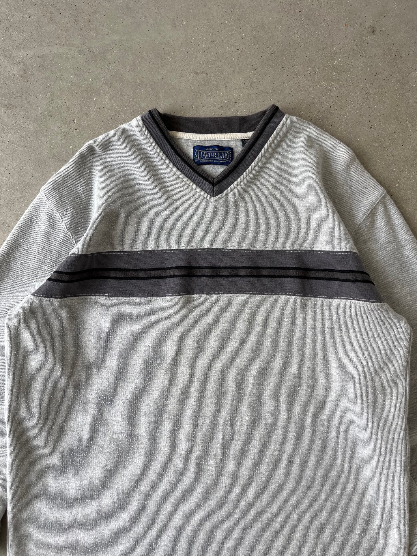 Vintage Shaver Lake Striped Sweater - XL