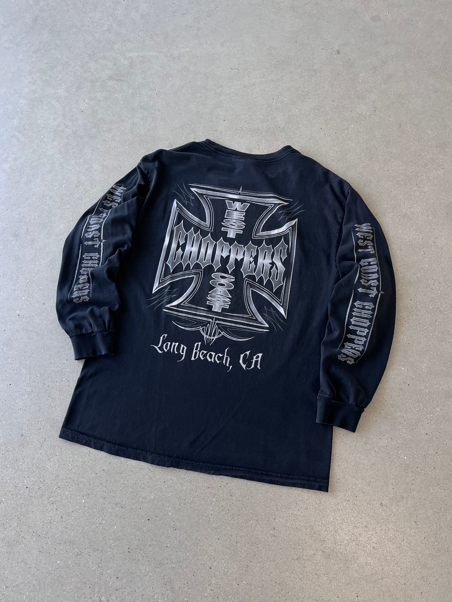 Vintage West Coast Choppers Chrome Long Sleeve - L