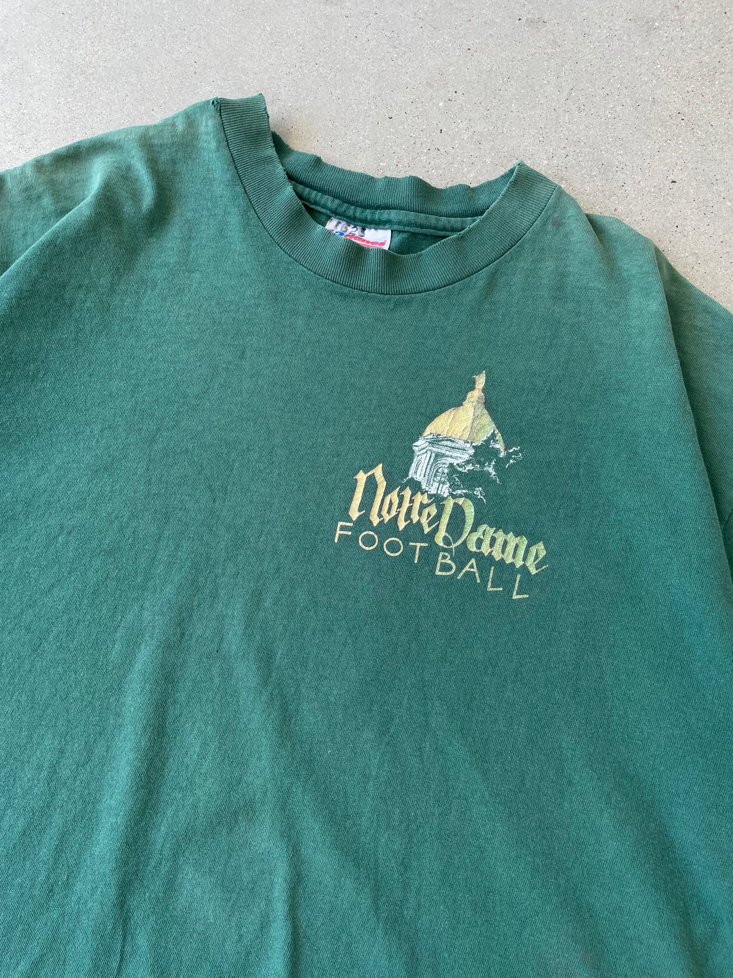 Vintage Notre Dame Football Tee - XL